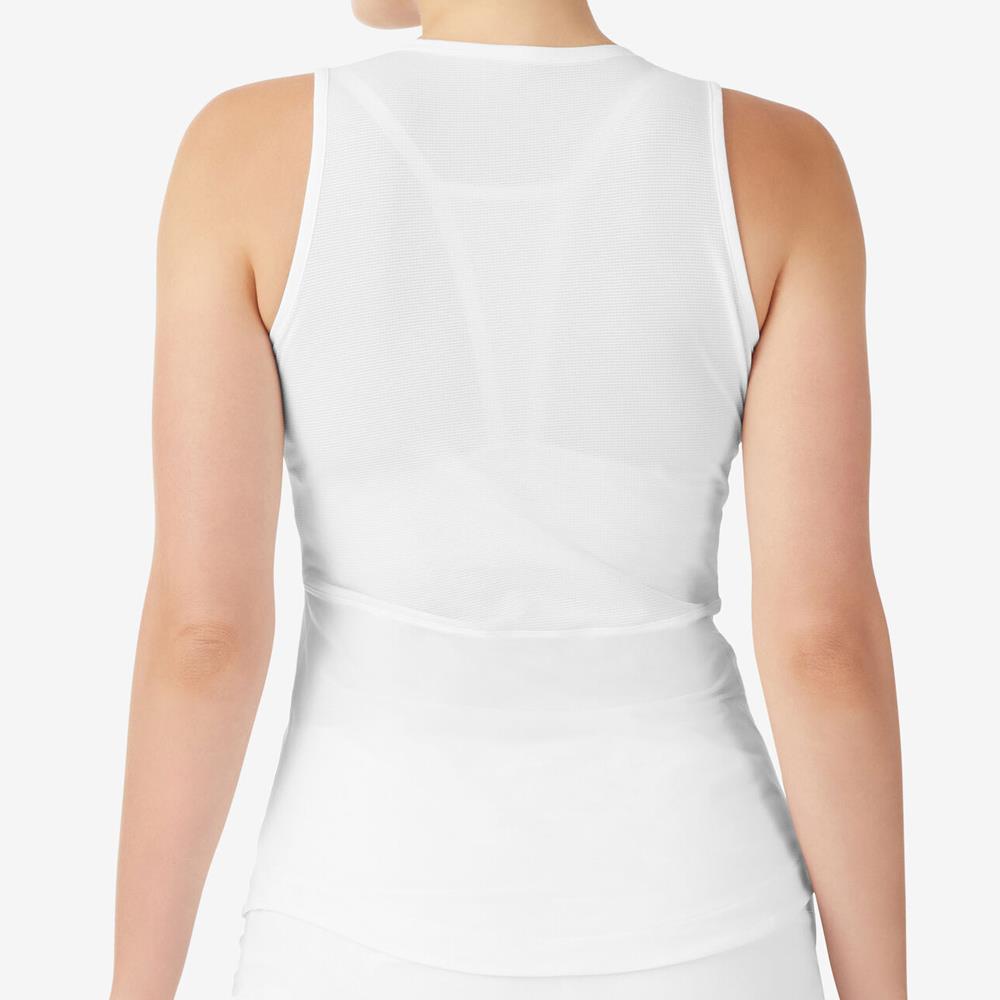 Fila Women's Whiteline Full Coverage Tank - White