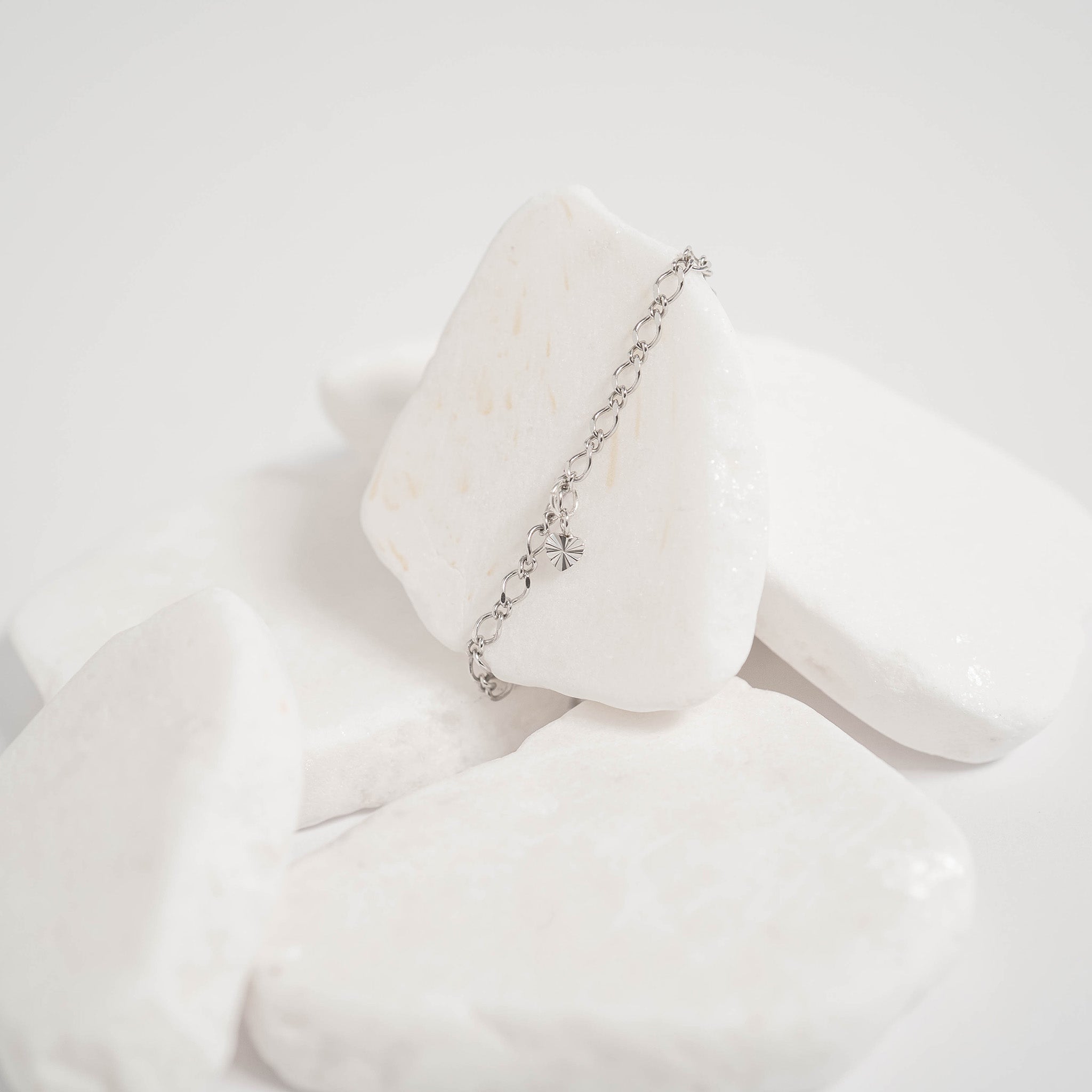 .925 Sterling Silver Rombo Figaro Permanent Jewelry Chain - by the Foot / PMJ0026、mySite、dreamappss