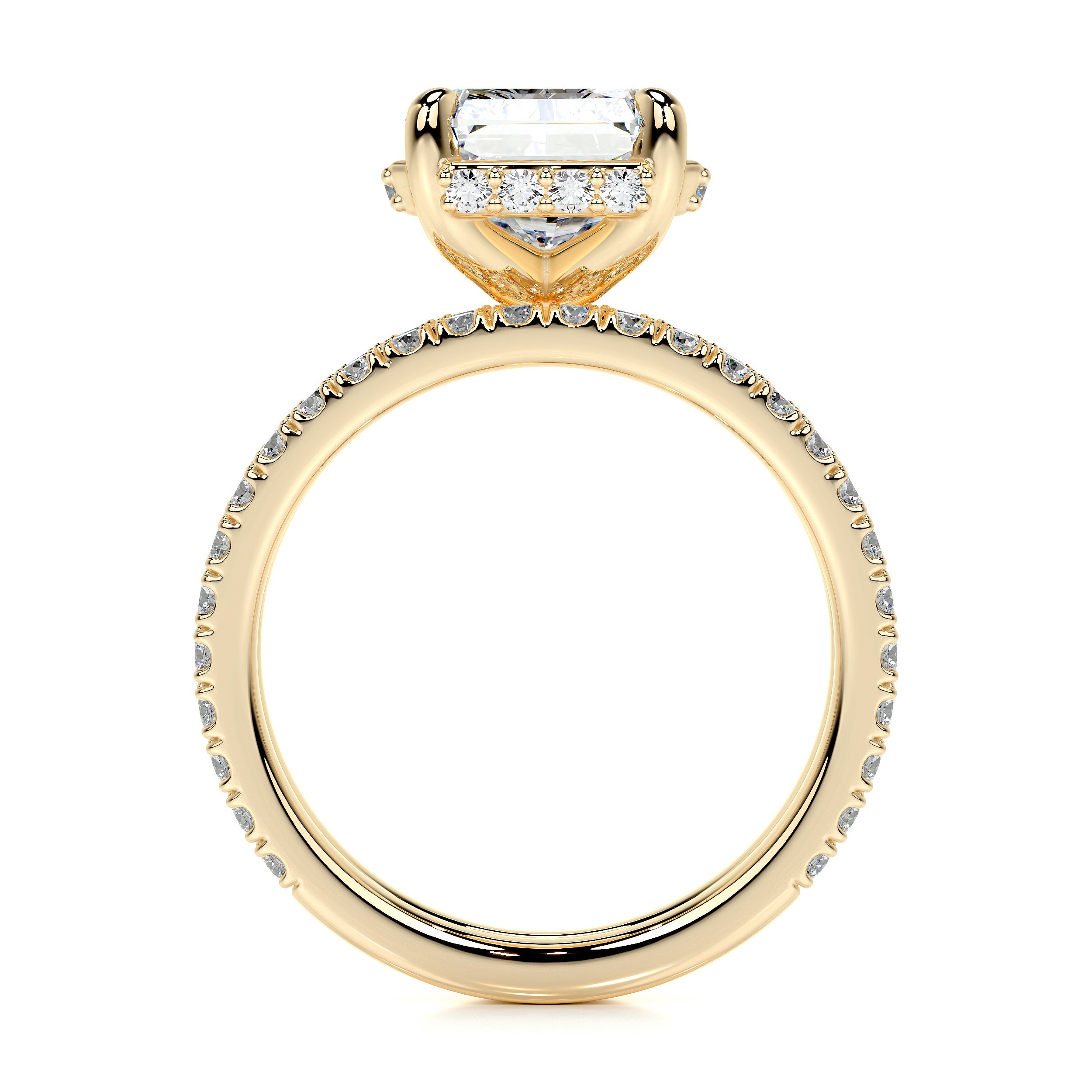 Luna Lab Grown Diamond Bridal Set -18K Yellow Gold、mySite、hinf8tx79