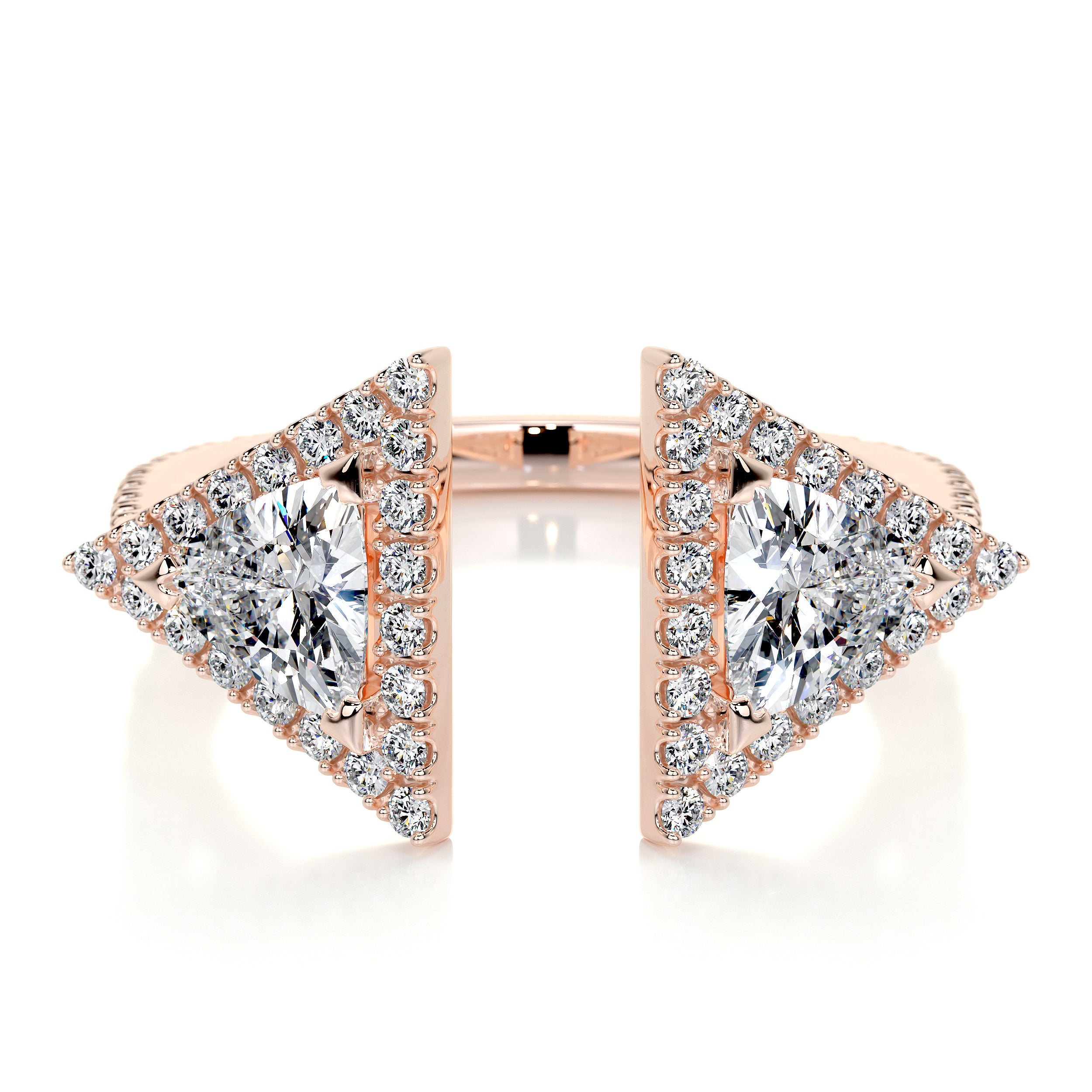 Olivia Lab Grown Diamond Wedding Ring (1 carat) -14K Rose Gold、mySite、hinf8tx79