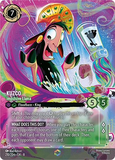 Kuzco - Impulsive Llama (Enchanted) (210/204) Reign of Jafar、mySite、waistdrama