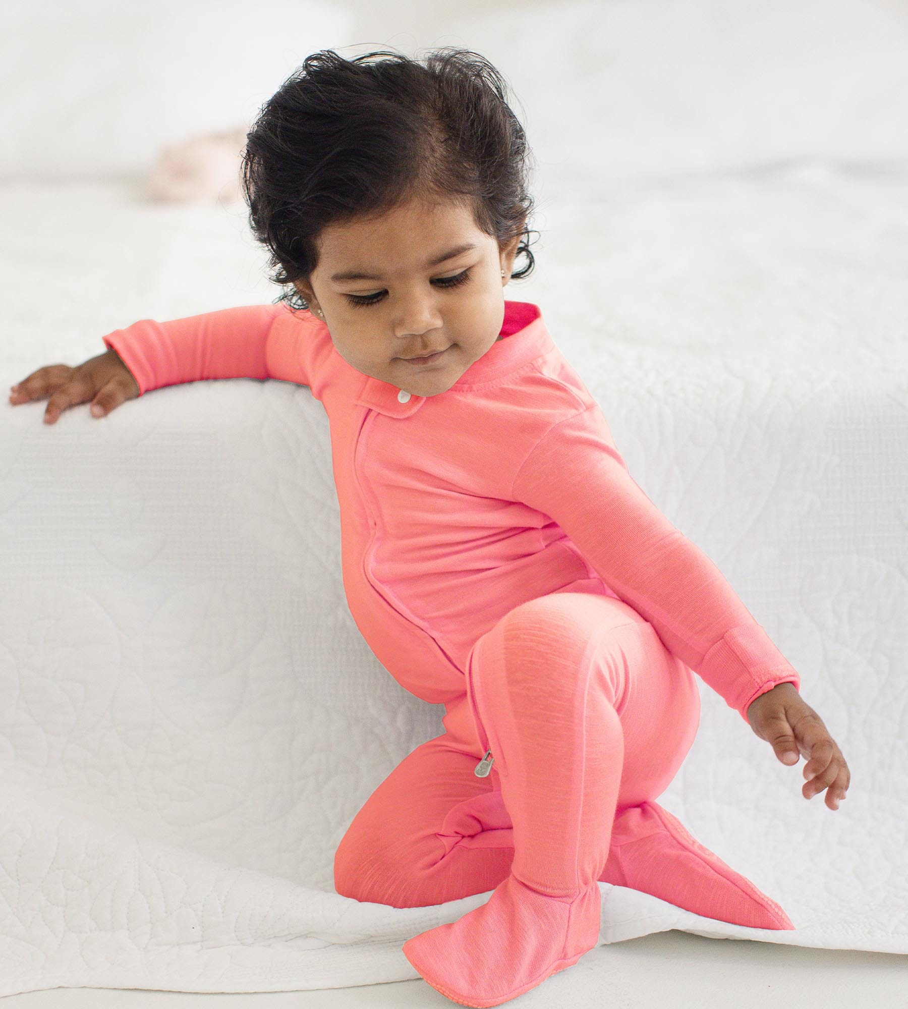  Honeysoft™ Footless Baby Sleeper - Pink Coral、mySite、layawaytickets