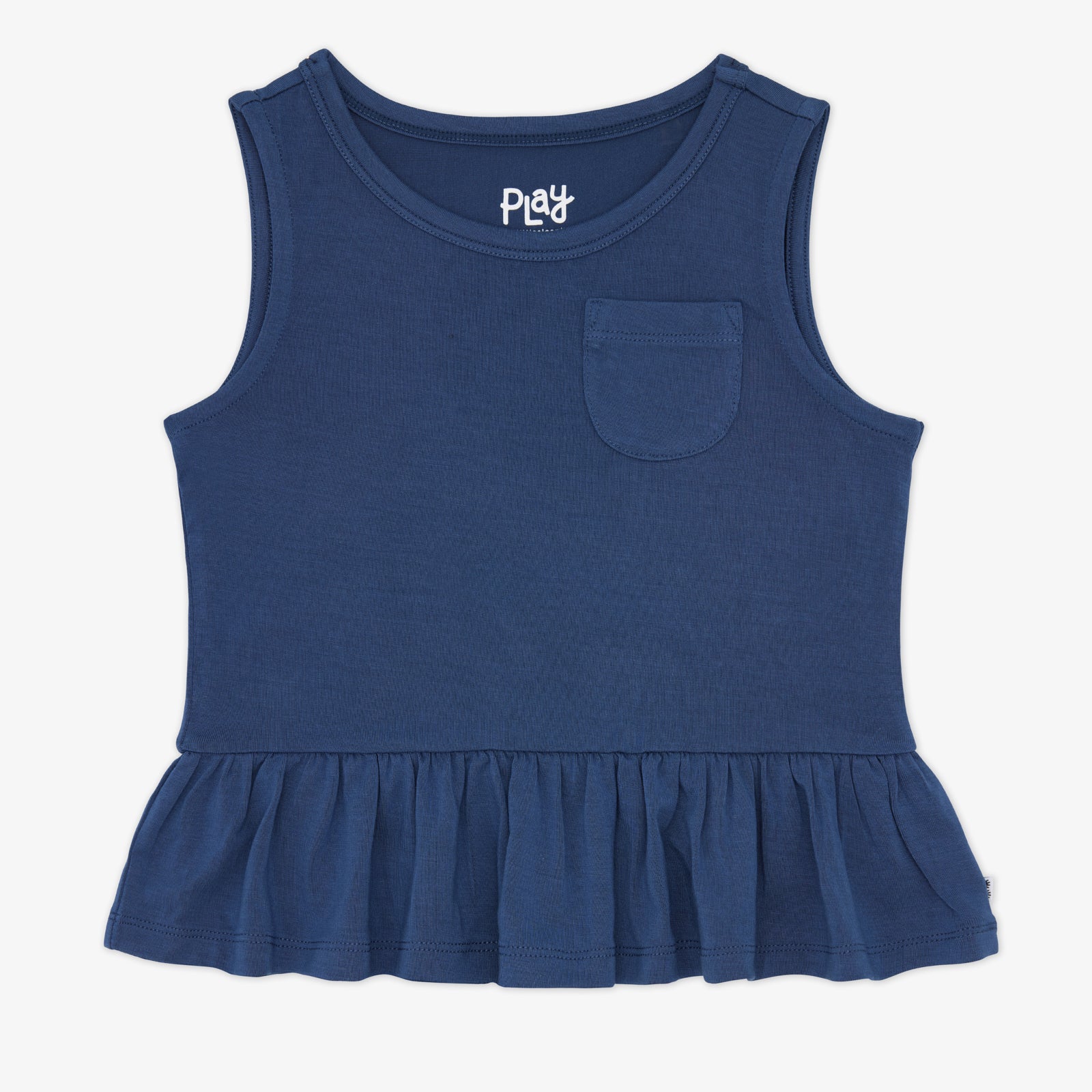  Vintage Navy Peplum Pocket Tank、mySite、layawaytickets