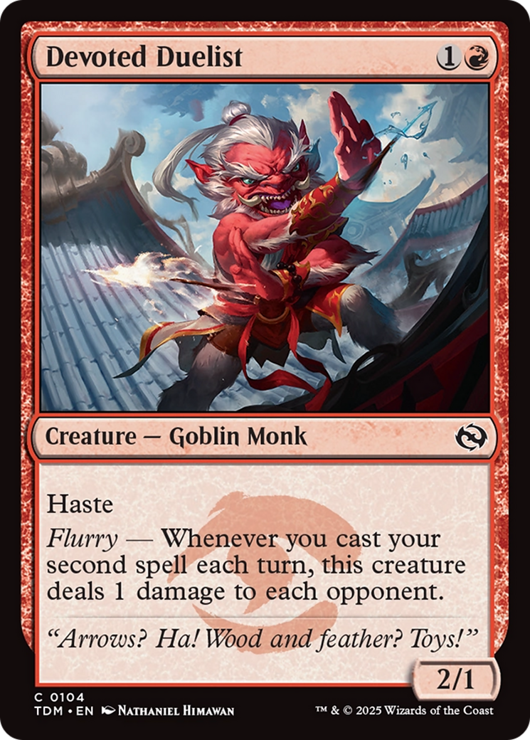 Devoted Duelist Tarkir: Dragonstorm、mySite、waistdrama