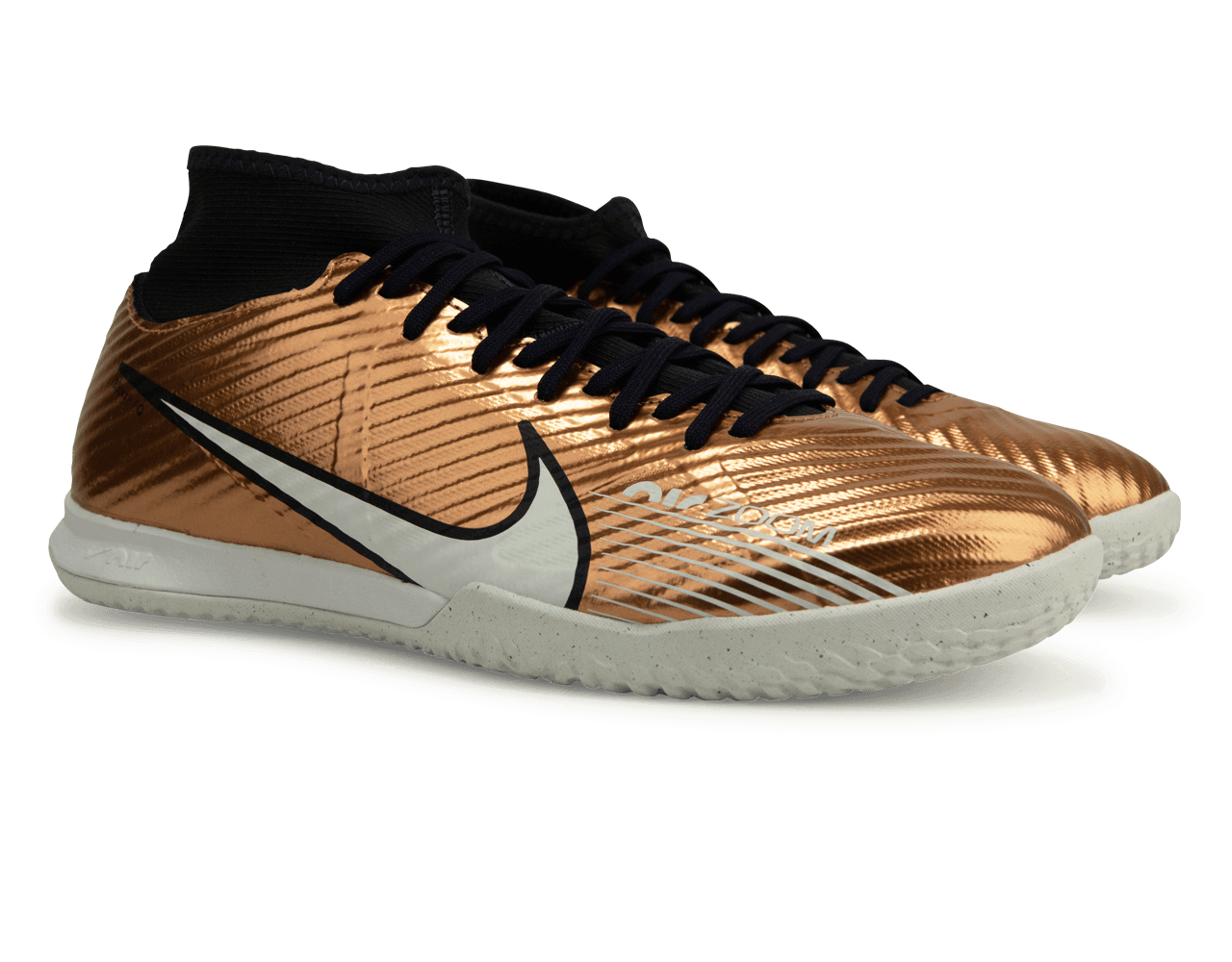 Nike Men's Zoom Mercurial Superfly 9 Academy IC Metallic Copper、mySite、bottomscart