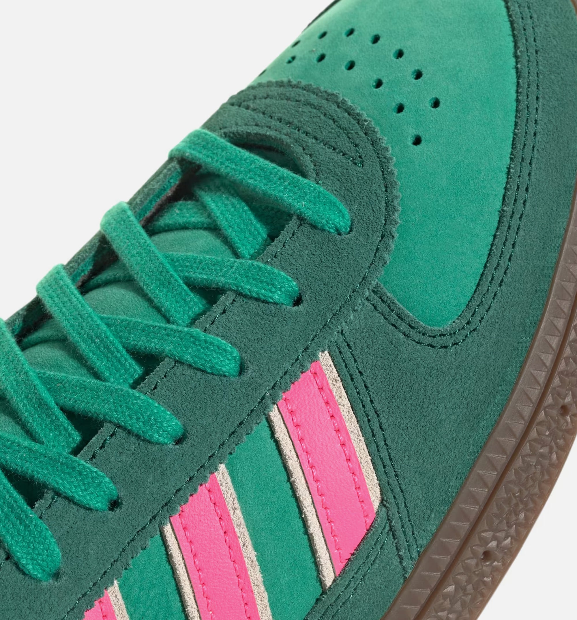 Handball Spezial Womens Lifestyle Shoe - Court Green/Lucid Pink/Off White、mySite、dreamappss