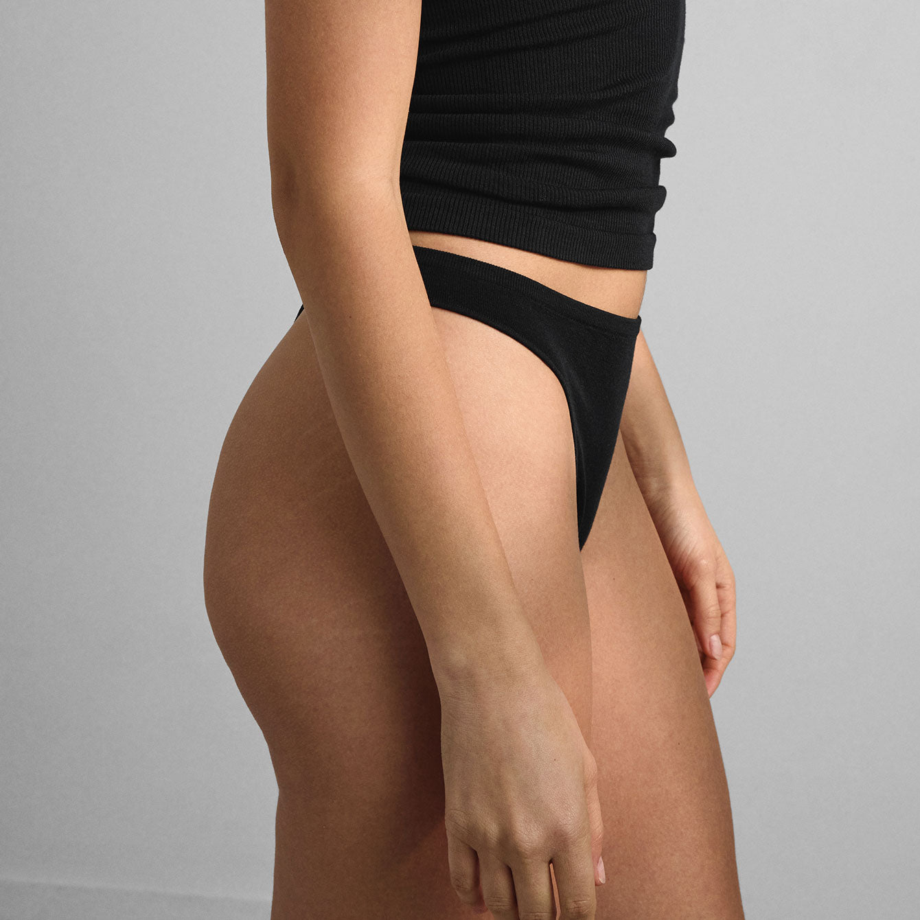 Seamless Modal High Cut Thong、mySite、bengalsvssteelers