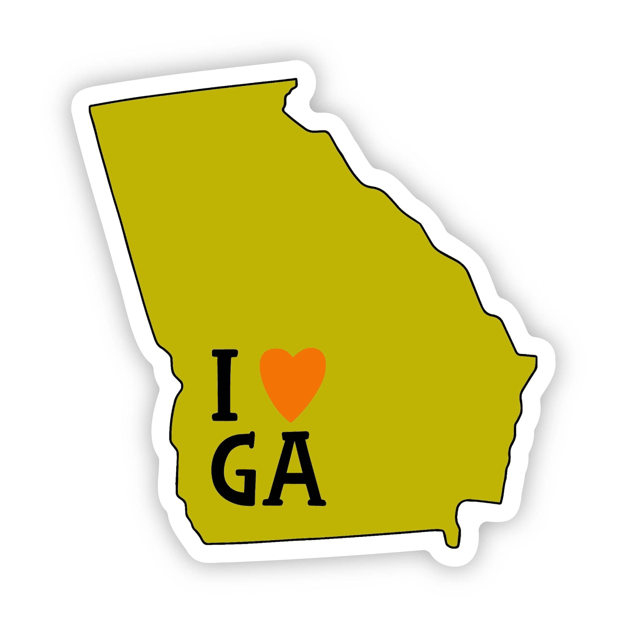  I Love Georgia Sticker、mySite、elrpsem3k