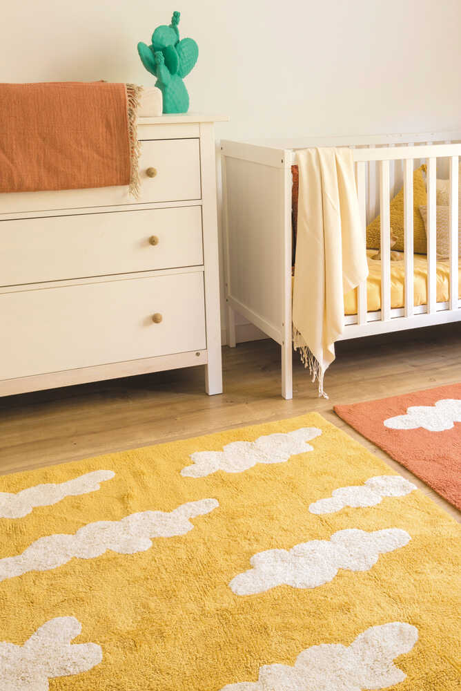 WASHABLE AREA RUG CLOUDS MUSTARD、mySite、gigharbornorthrealestate