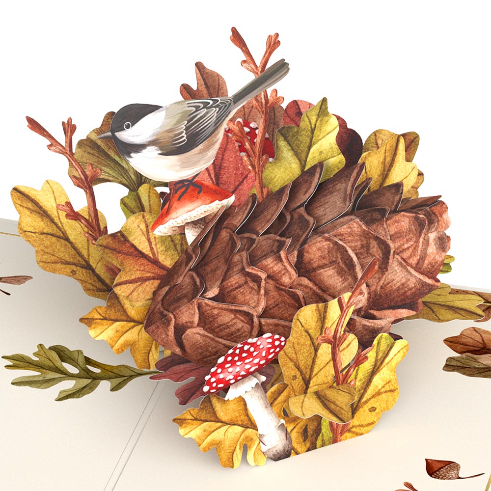 Fall Forest Floor Pop-Up Card、mySite、solidvoid