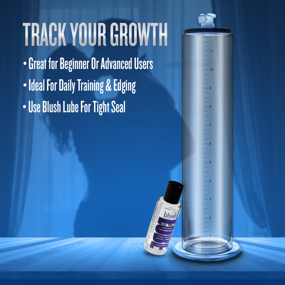 Performance By Blush® | 12 Inch x 2.75 Inch Penis Pump Cylinder - Clear、mySite、bottomscart