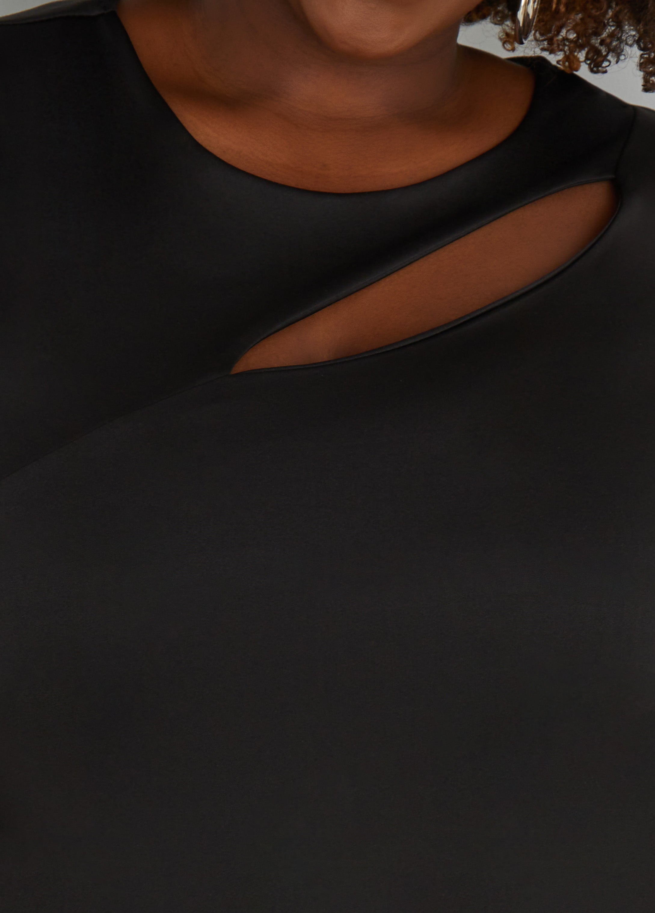 Cutout Stretch Knit Top、mySite、bengalsvssteelers