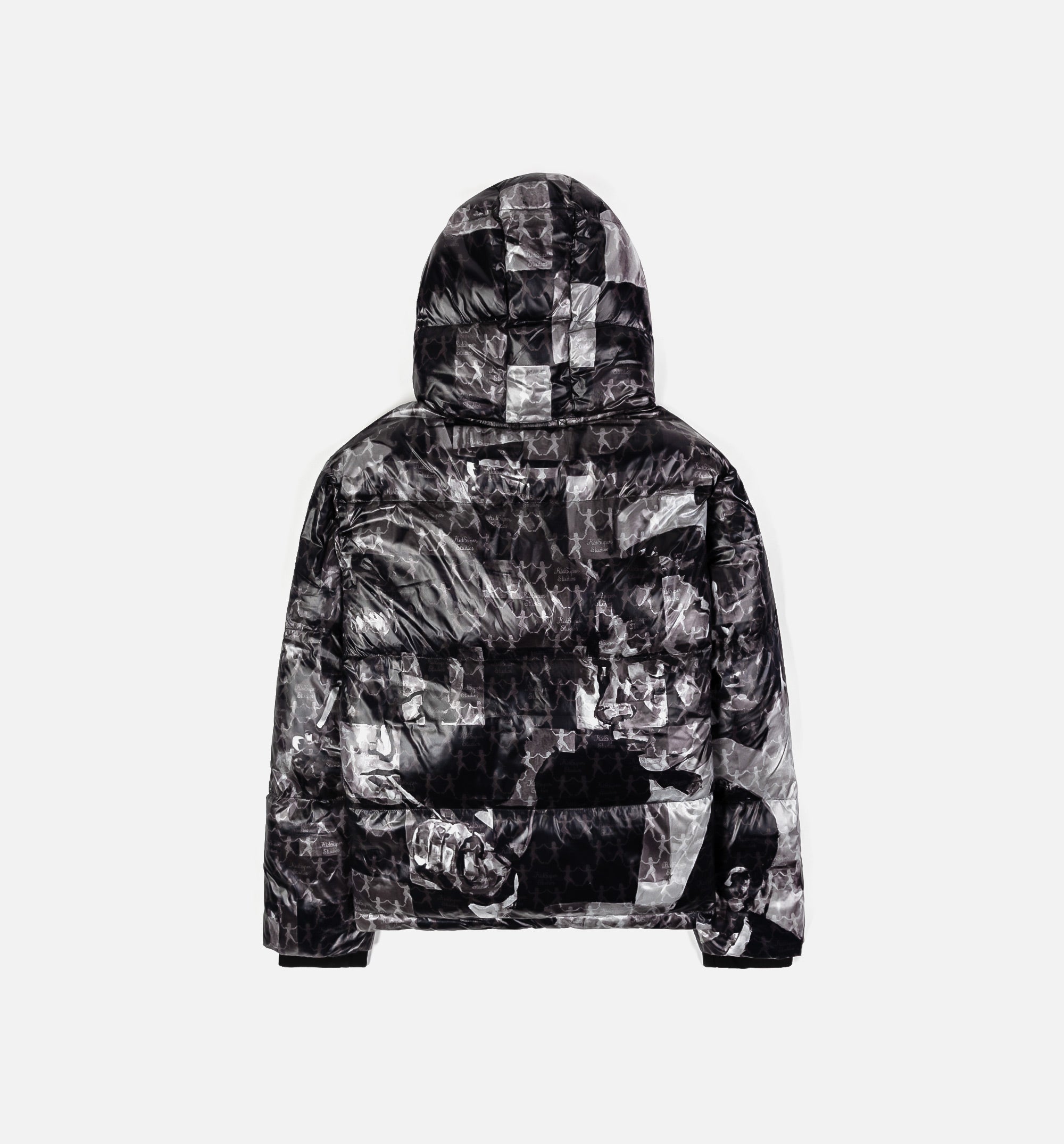 Puma x Kidsuper All Over Print Puffer Mens Jacket - Black、mySite、dreamappss