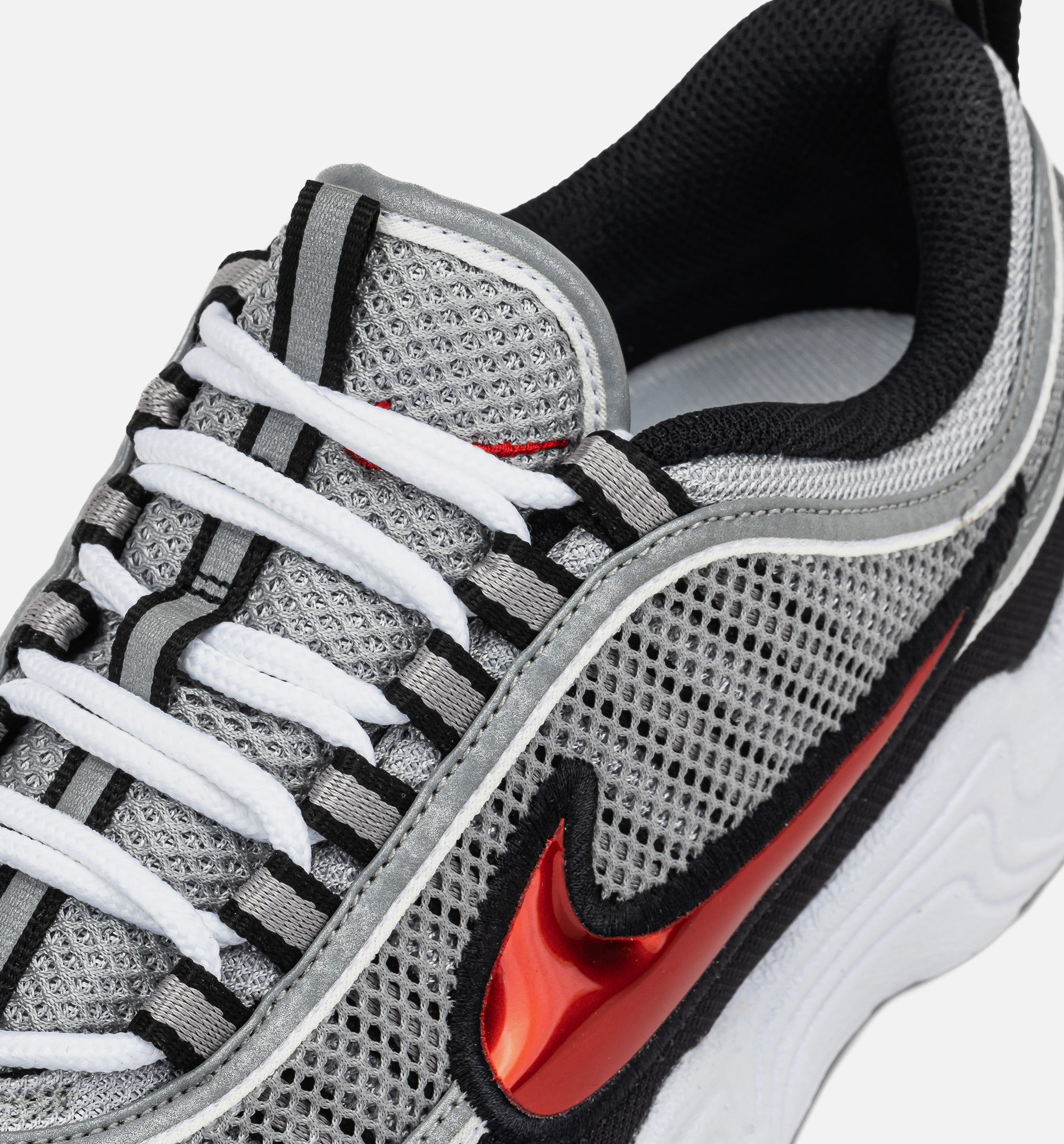 Air Zoom Spiridon OG Sport Red Mens Lifestyle Shoe - Metallic Silver/Sport Red/Black/White、mySite、dreamappss