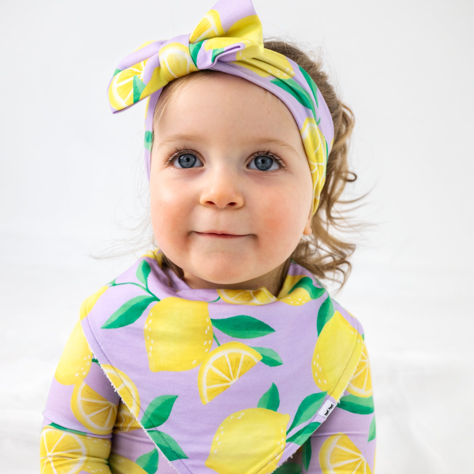 Lavender Sunny Citrus Bandana Bib、mySite、g9winljtr