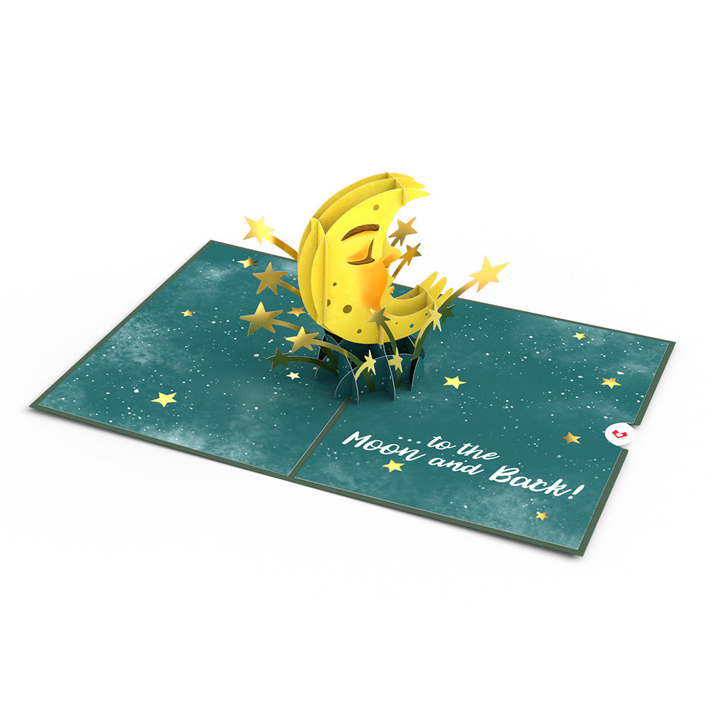 Love You to the Moon and Back Pop-Up Card、mySite、solidvoid