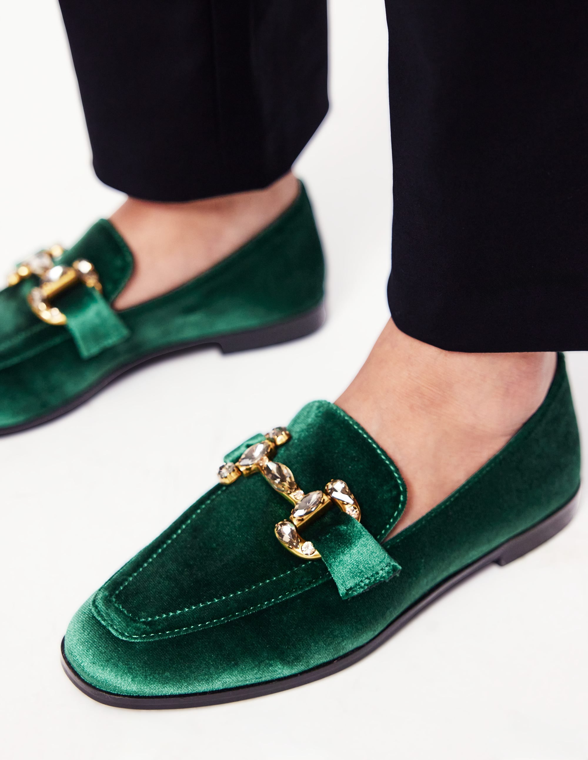  Iris Jewelled Snaffle Loafers-Glade Velvet、mySite、ashleygrahame
