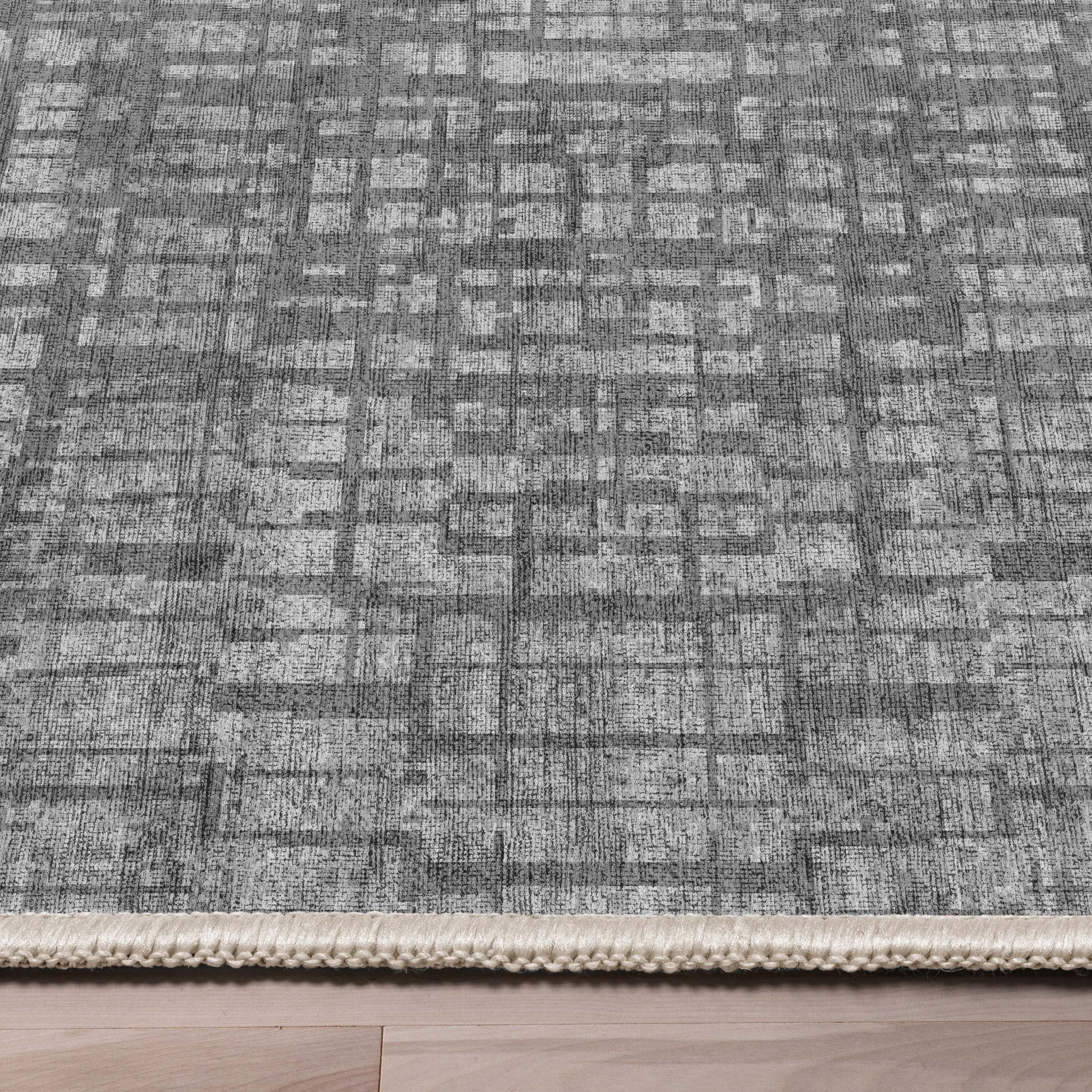 Nightscape Abstract Geometric Flatweave Rug、mySite、gigharbornorthrealestate