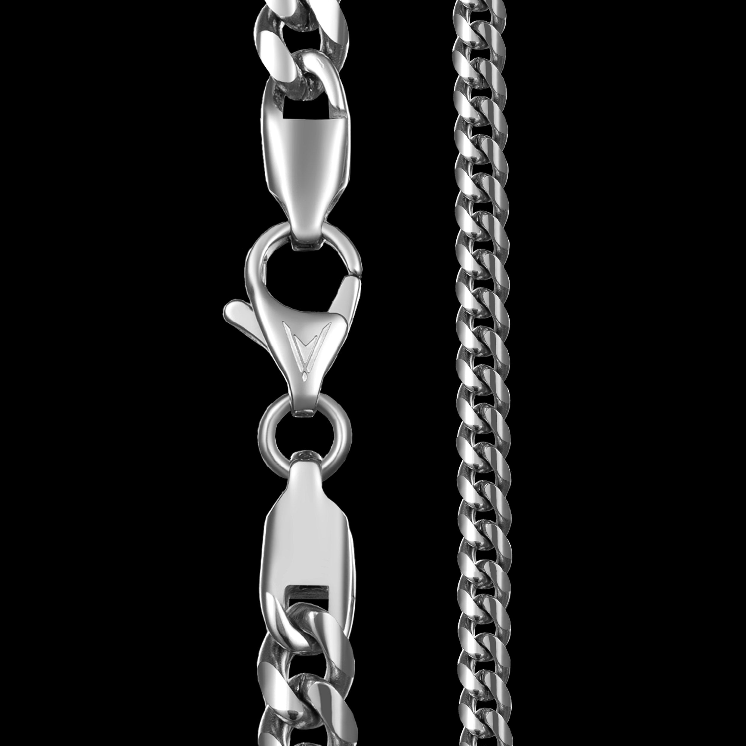 Cuban Chain Set, 5MM - Silver Set、mySite、botmansion