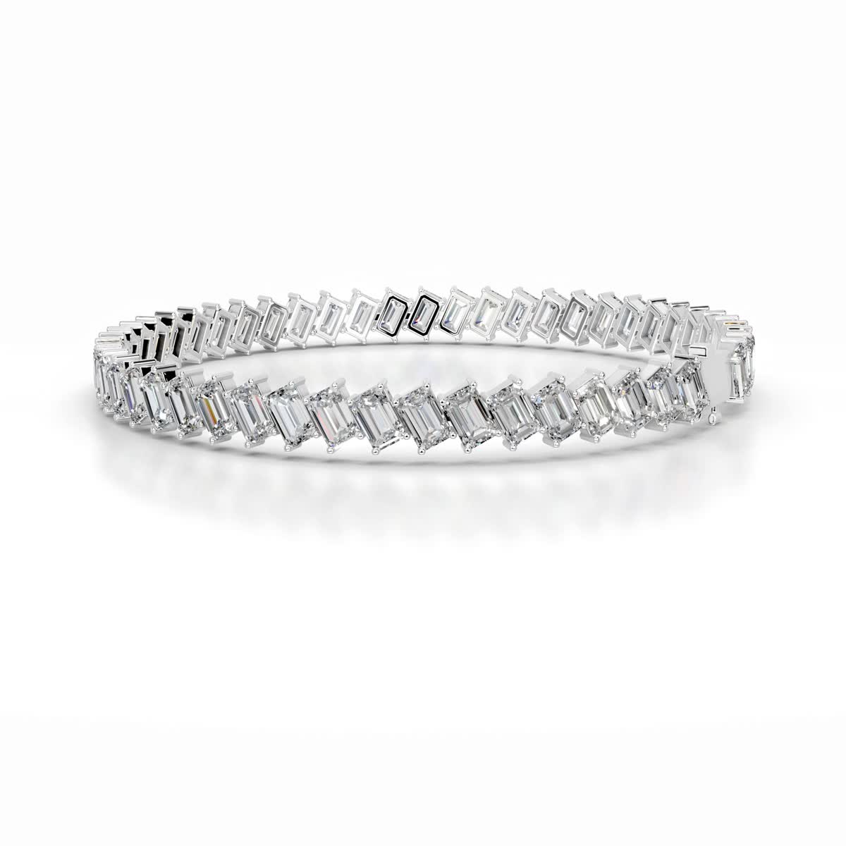 Amy Diamond Tennis Bracelet (15 Carat) -14K White Gold、mySite、hinf8tx79