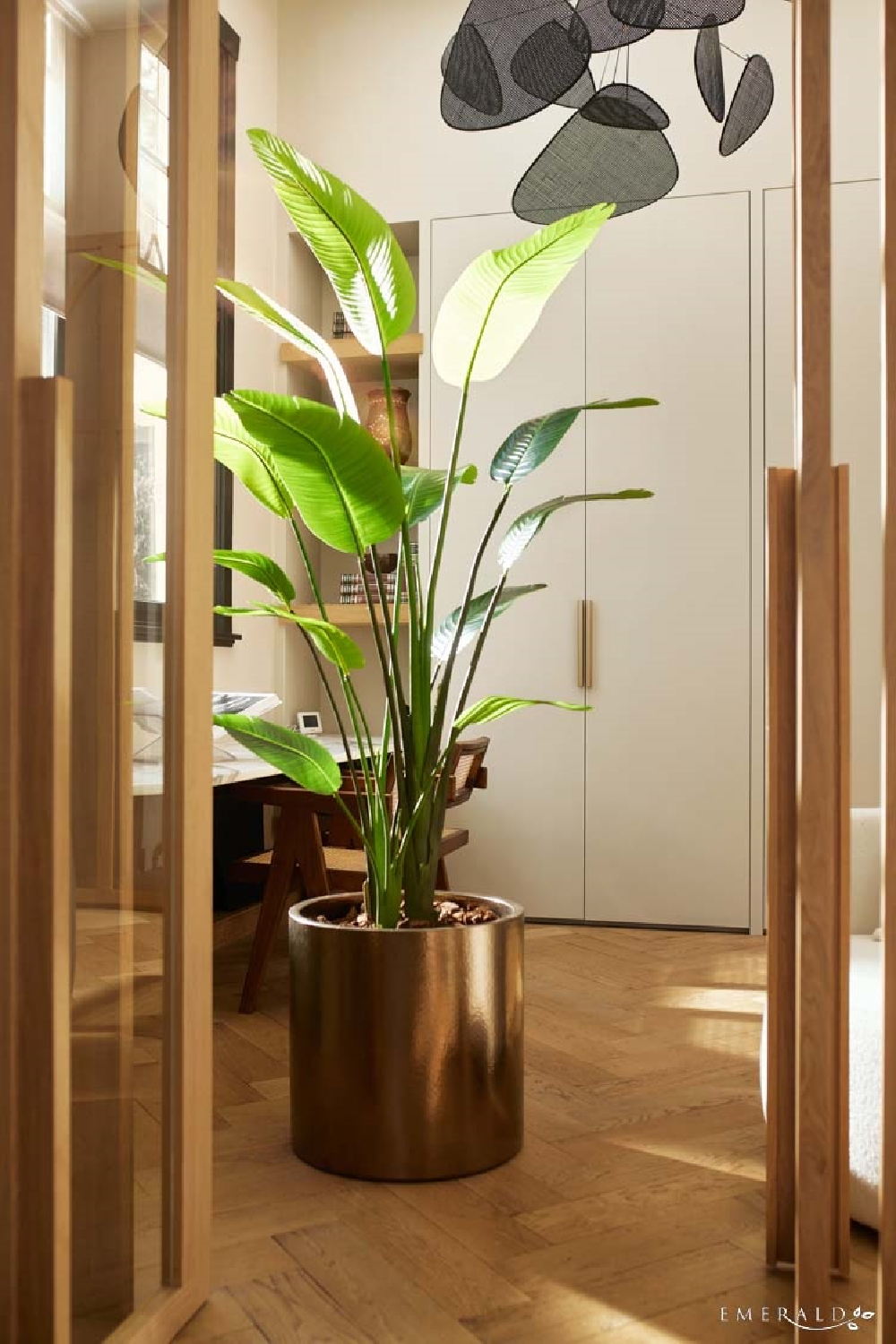 Faux Bird of Paradise Plant Set (2) | Emerald Strelitzia、mySite、neckold