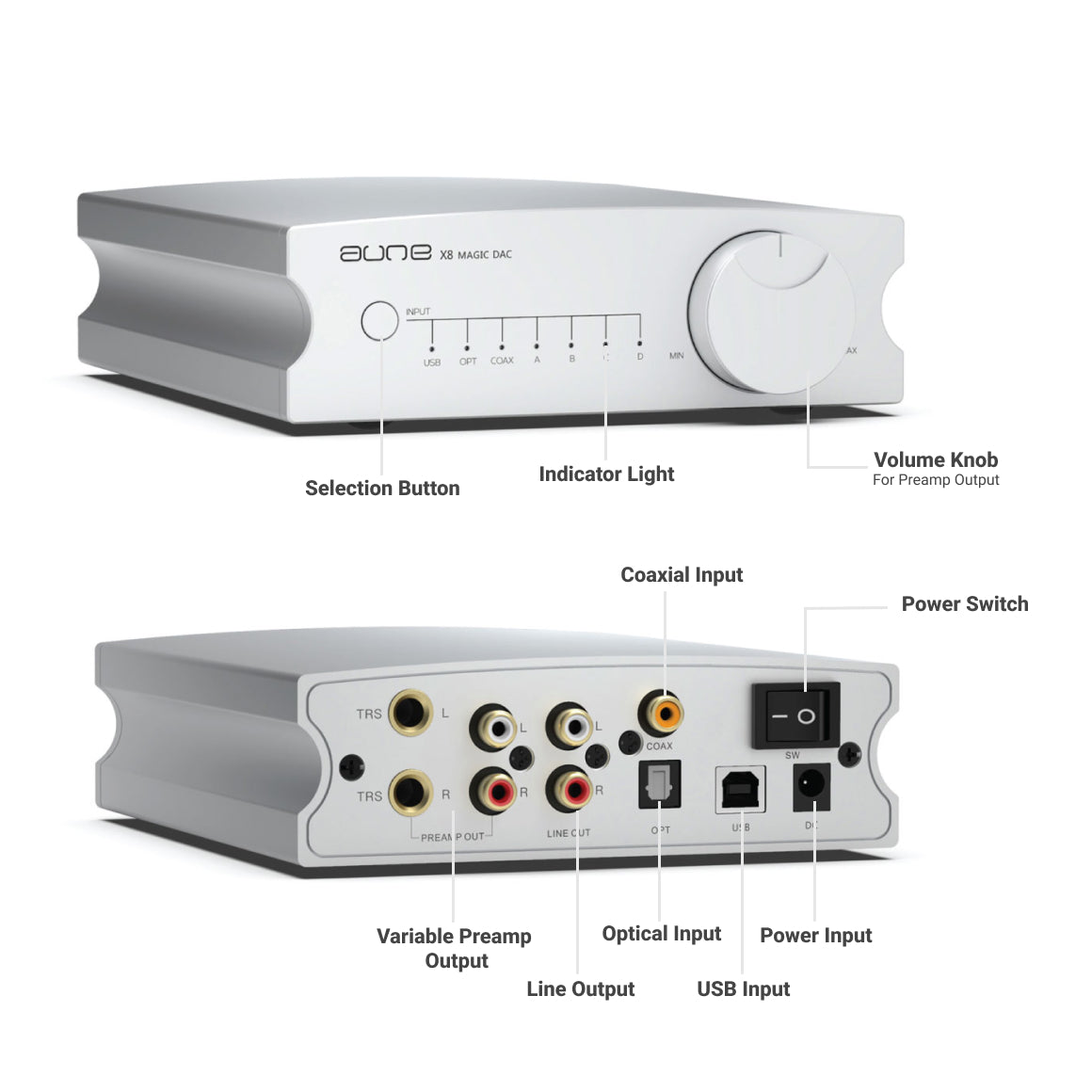  Aune Audio - X8 XVIII、mySite、merchandisen