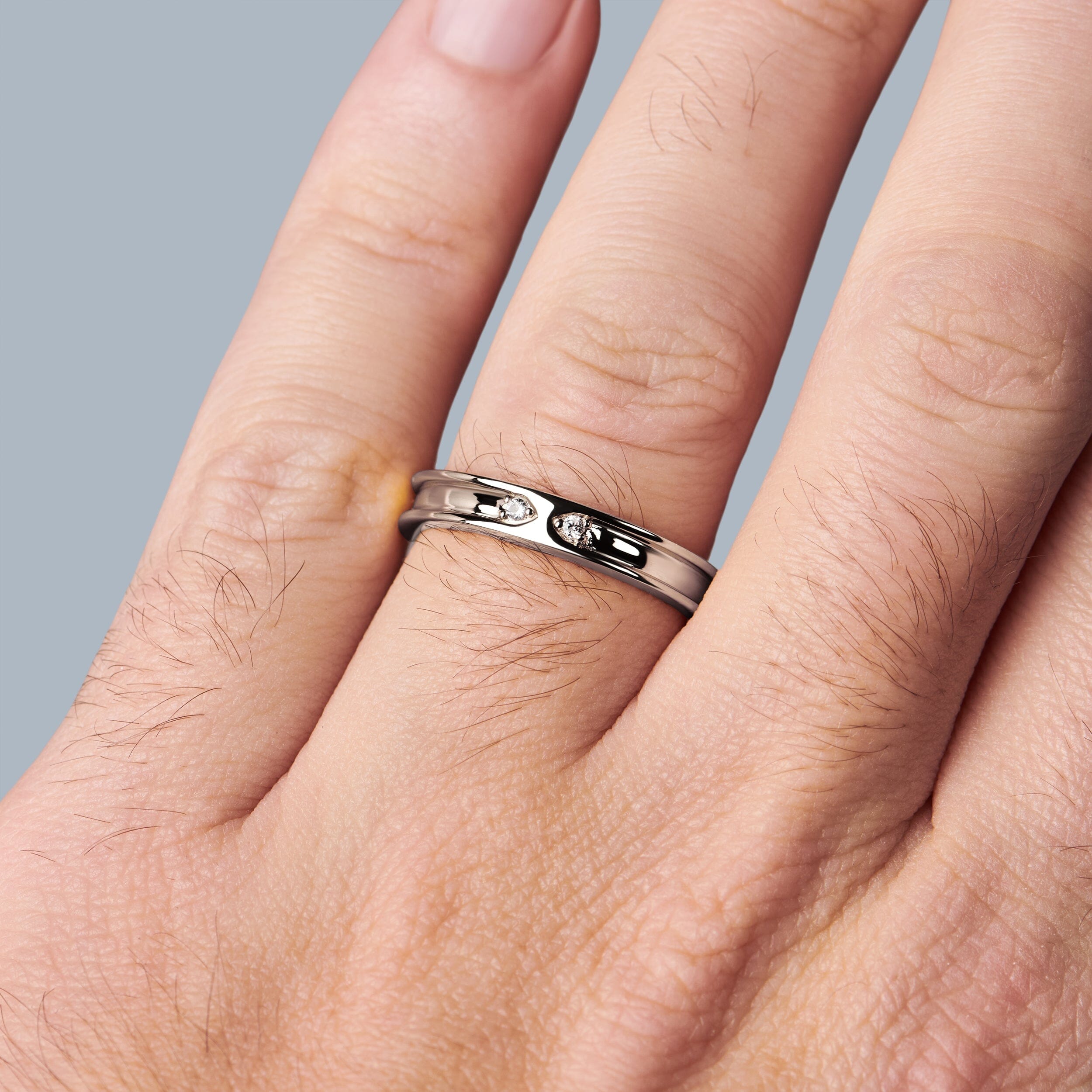 White Zircon Unisex Ring - Individualist、mySite、hinf8tx79