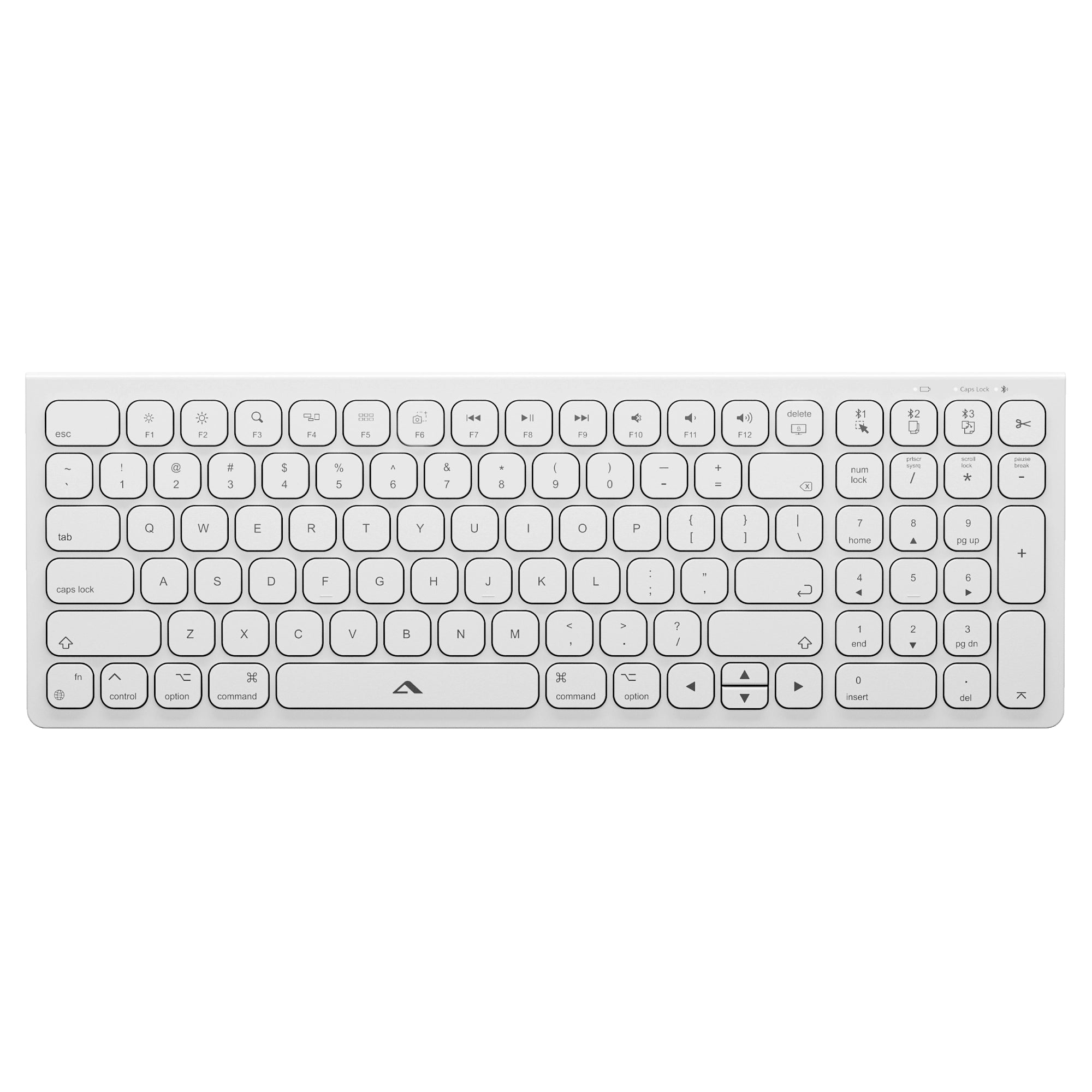 Echelon USB-C Compact Rechargeable Wireless Keyboard for macOS、mySite、fannypackpong