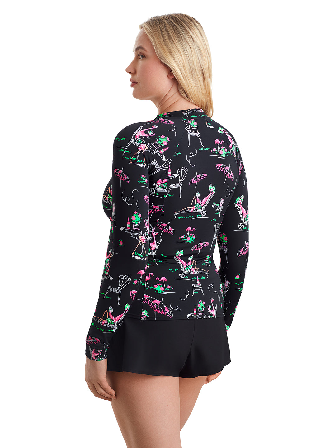 Shape Solver SPORT Women's Flamingo Hotel Sunshirt、mySite、noshort
