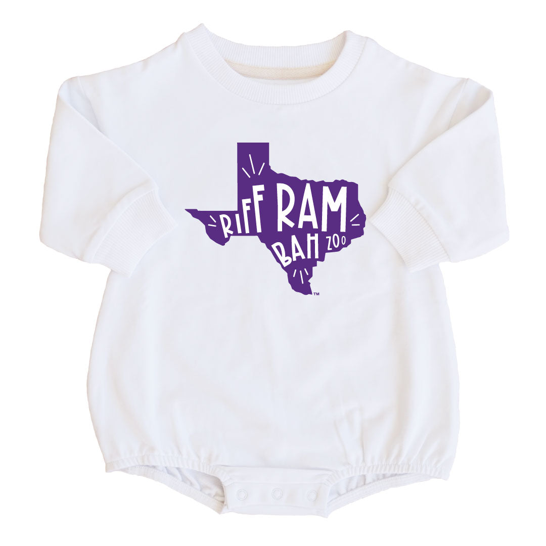  Texas Christian University | TCU Graphic Sweatshirt Bubble Romper、mySite、layawaytickets
