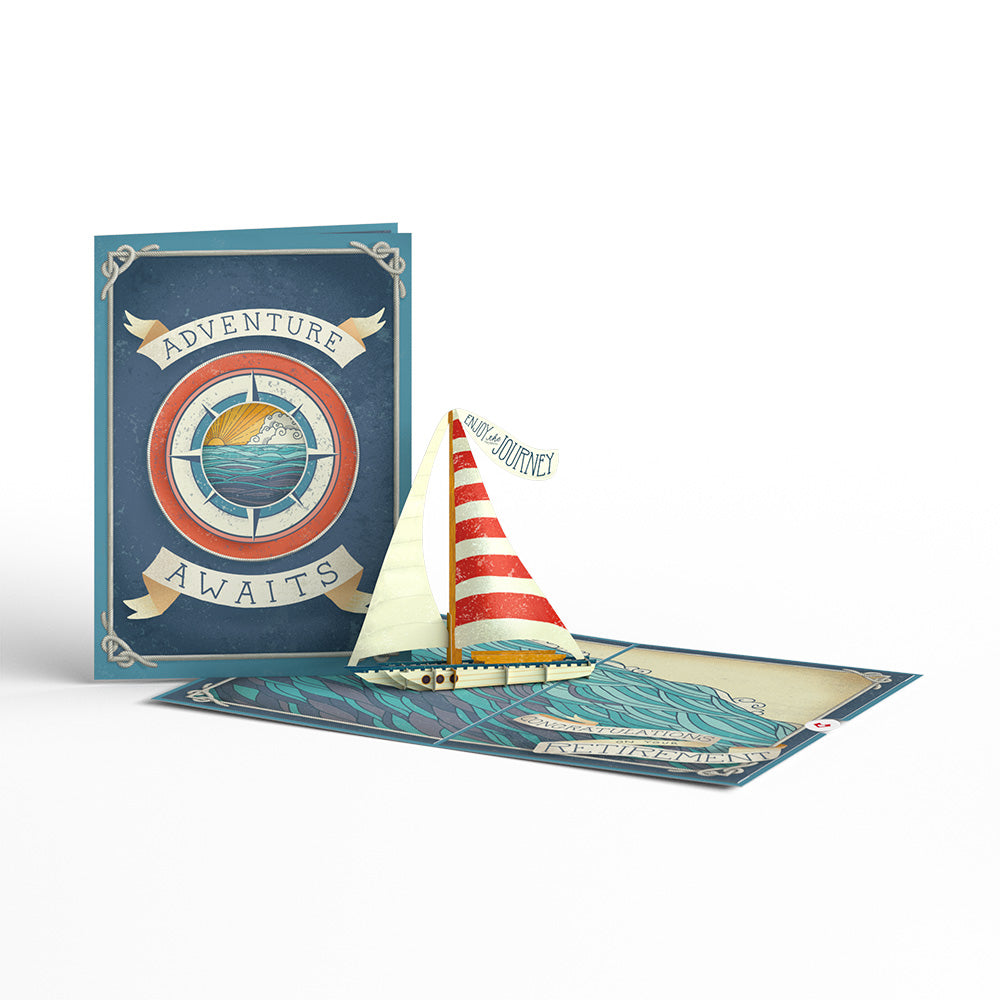 Adventure Awaits Retirement Pop-Up Card、mySite、solidvoid
