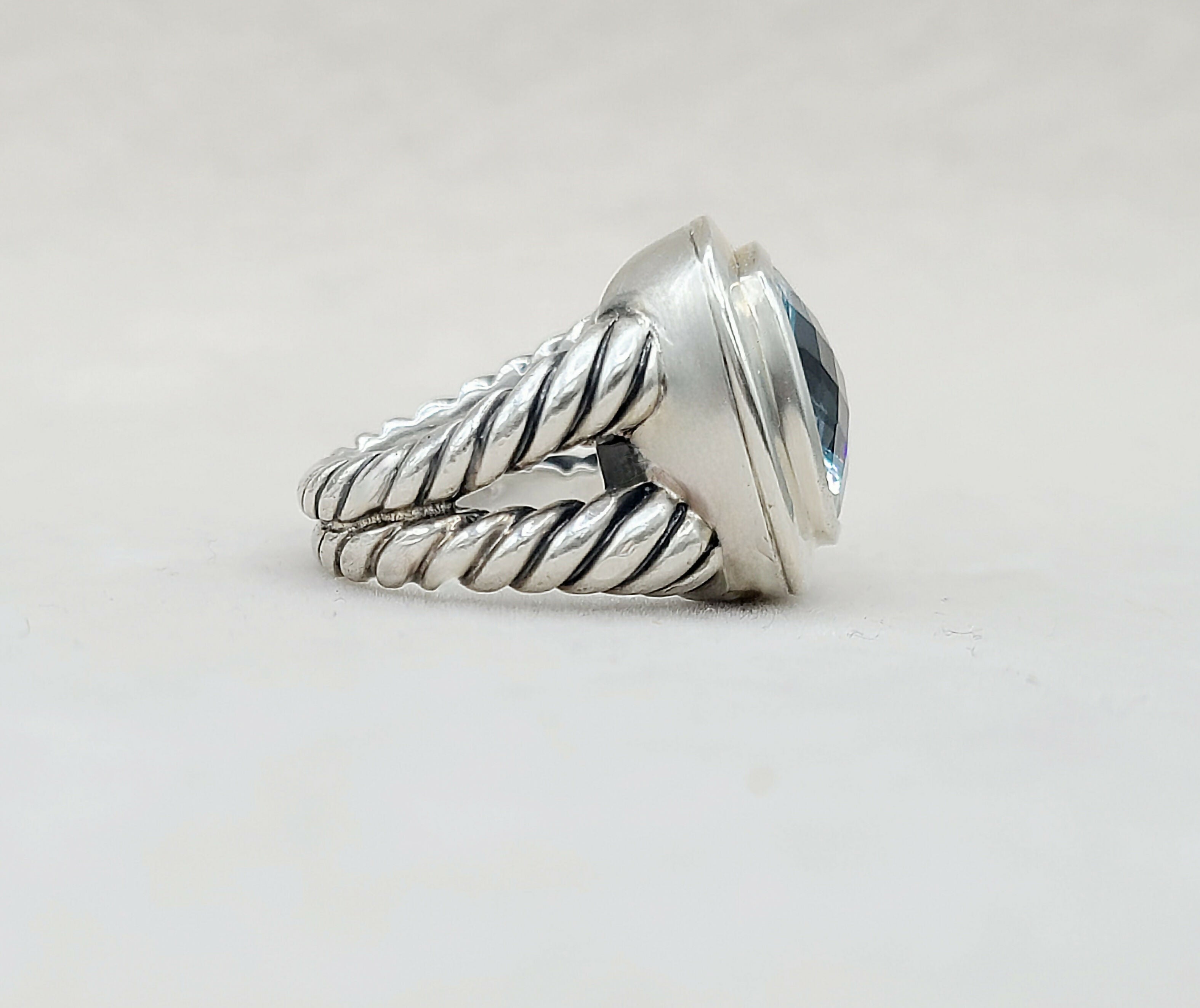 David Yurman Albion 14mm Sky Blue Topaz Ring、mySite、hinf8tx79