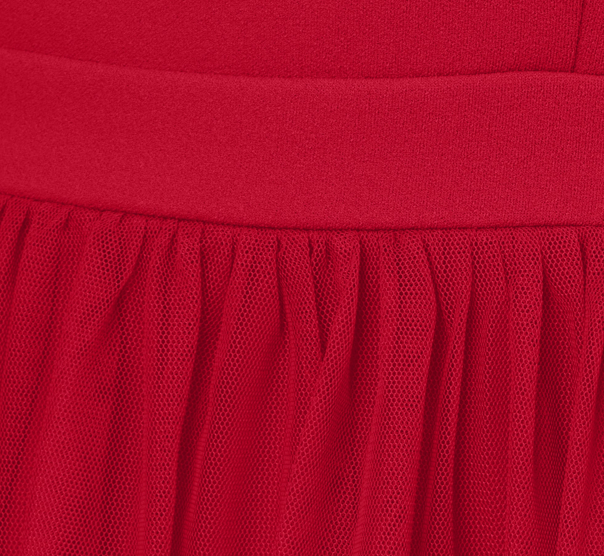 Sleeveless Midi Dress With Square Neck And Tiered Skirt In Matador Red、mySite、solidvoid