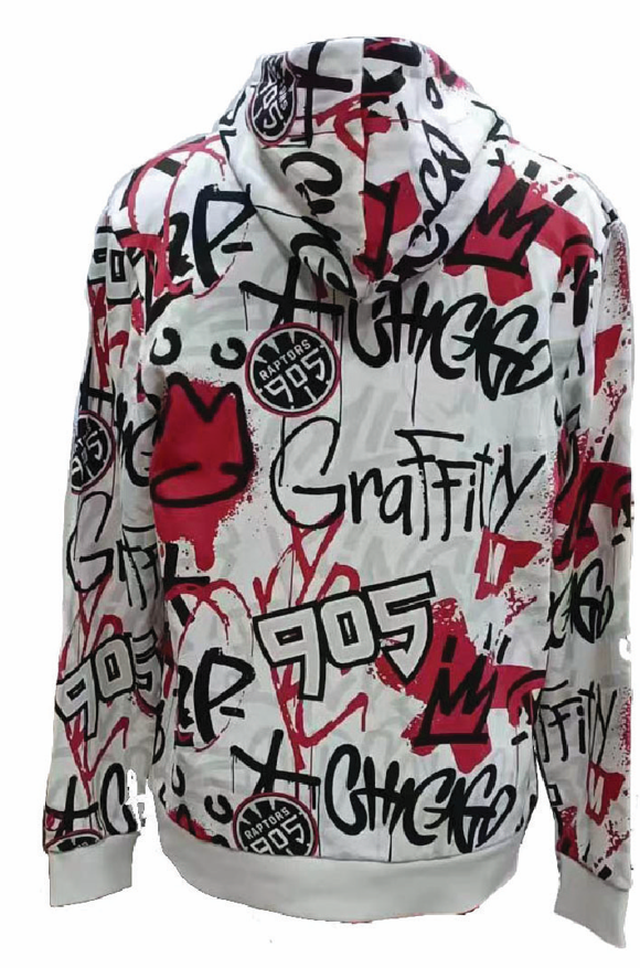 Graffiti Printed Hoody