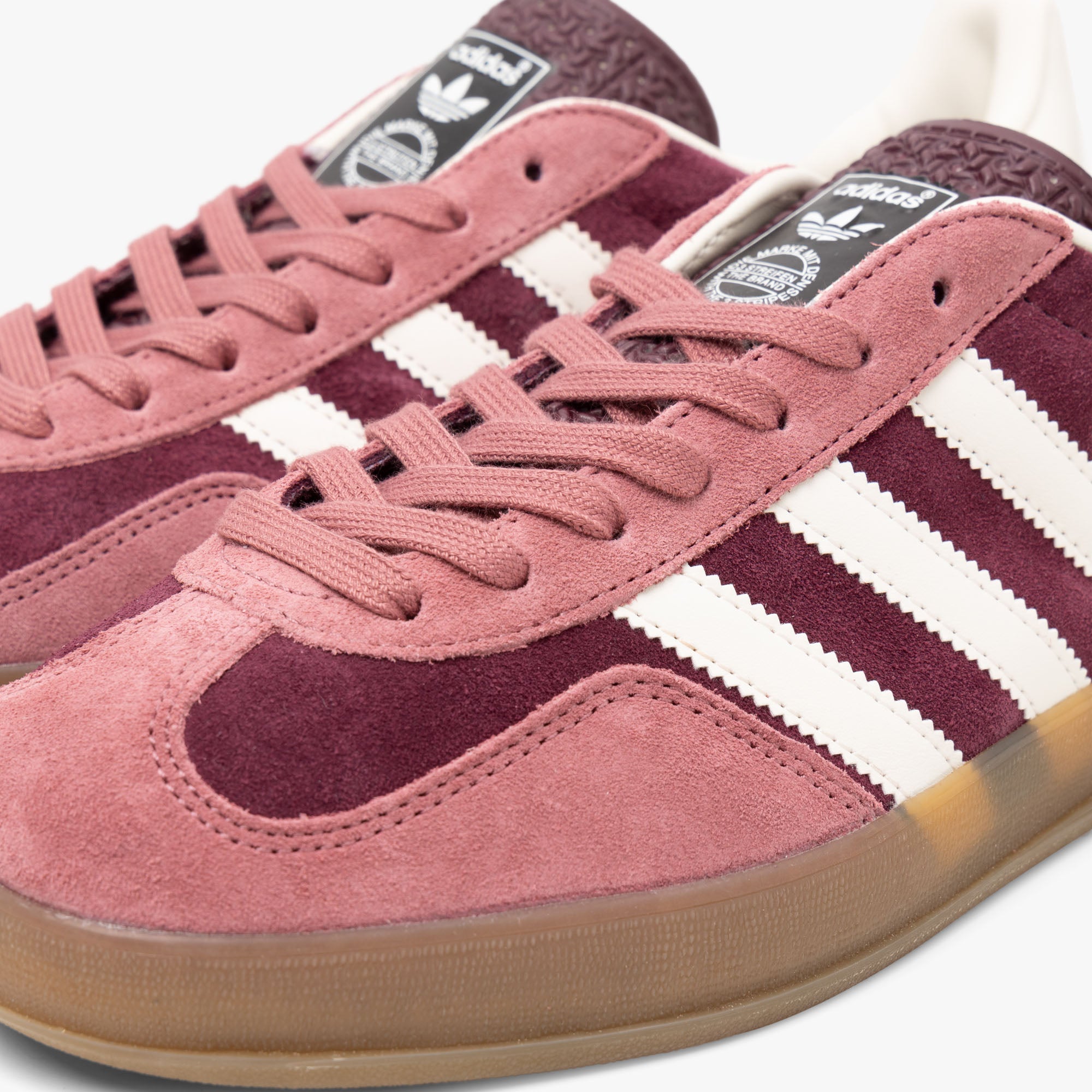  adidas Originals Gazelle Indoor Maroon / Ftwr White - Preloved Crimson、mySite、merchandisen