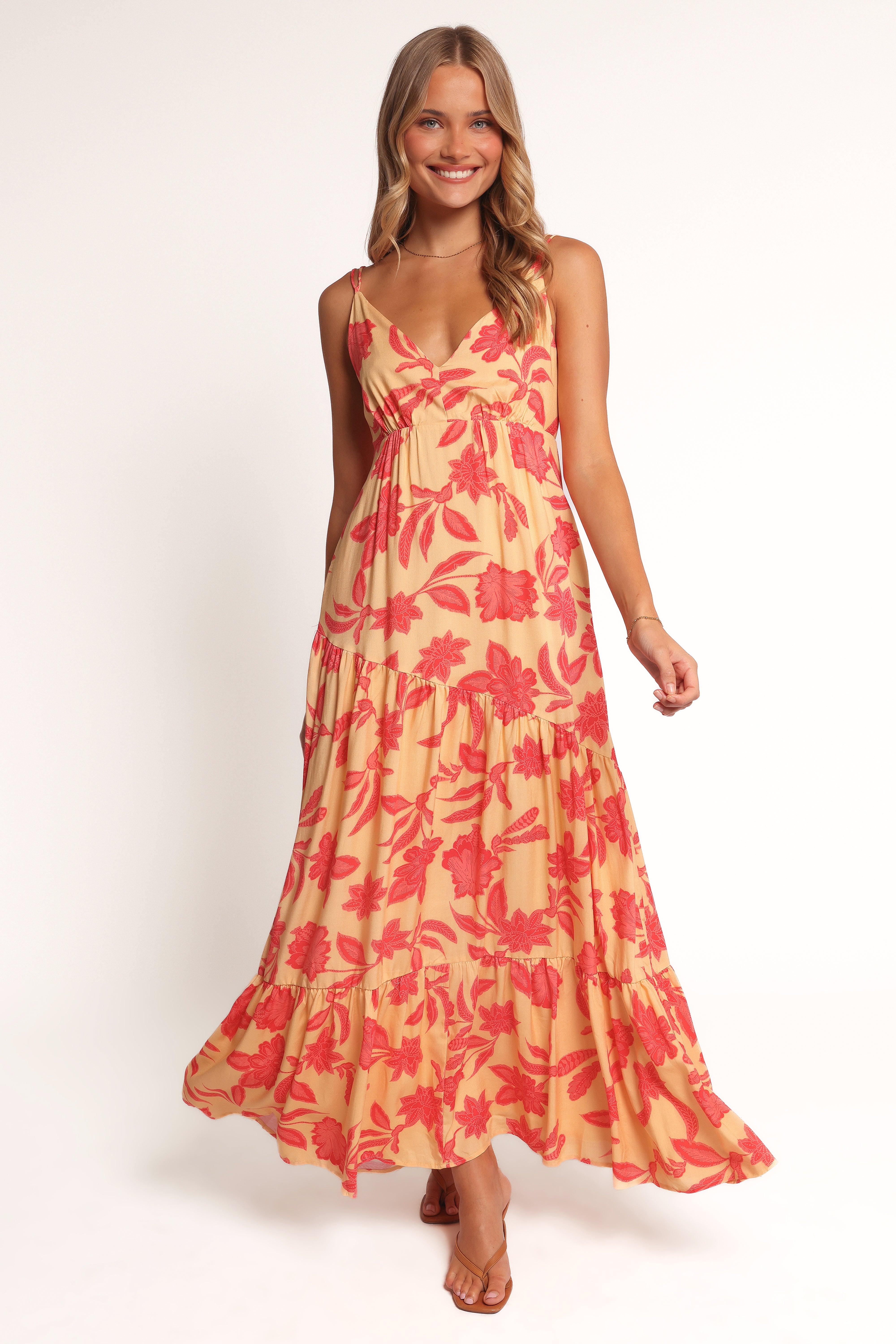  Forbes Maxi Dress - Red Floral、mySite、sugarbowlscore