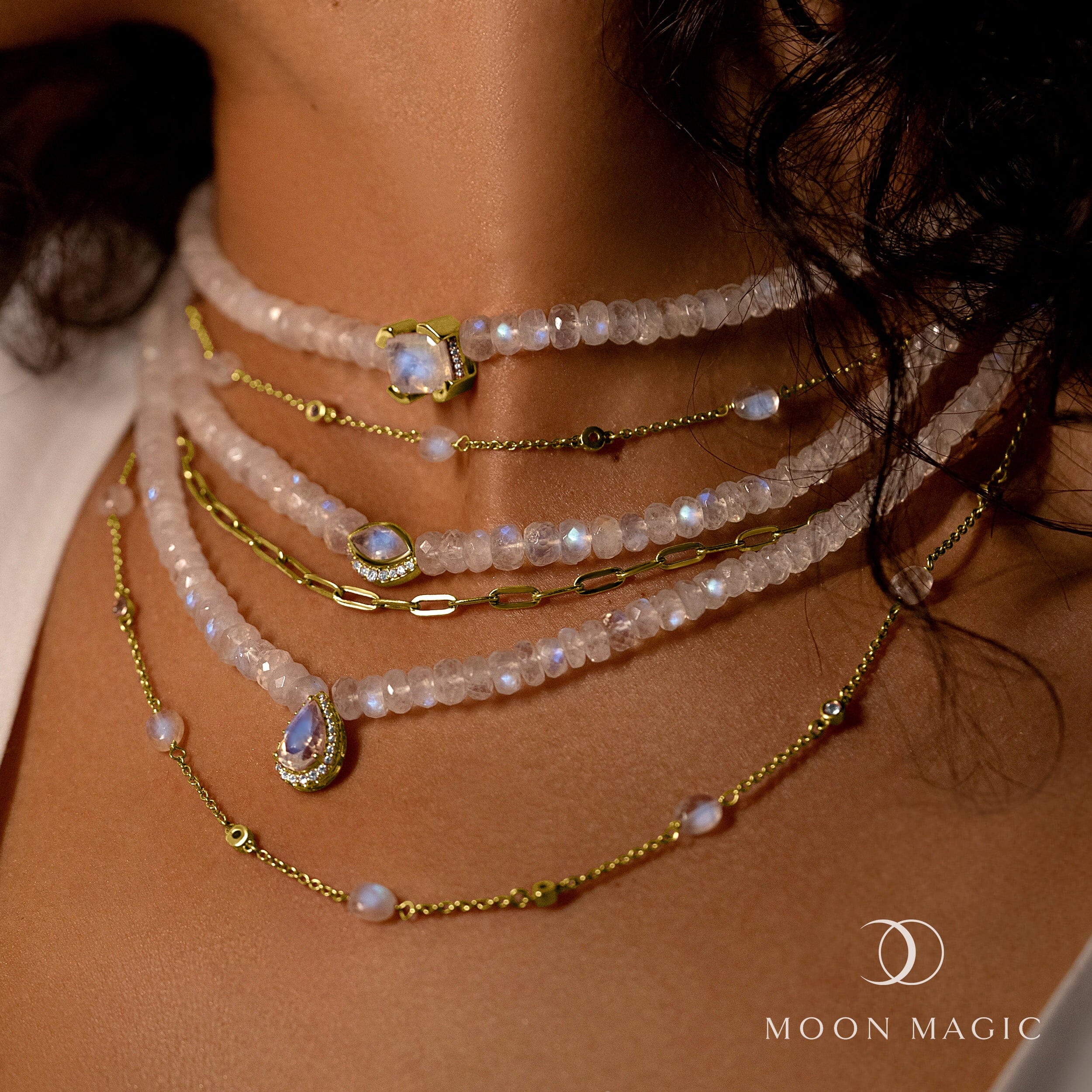 Moonstone Necklace - Wild Child、mySite、hinf8tx79
