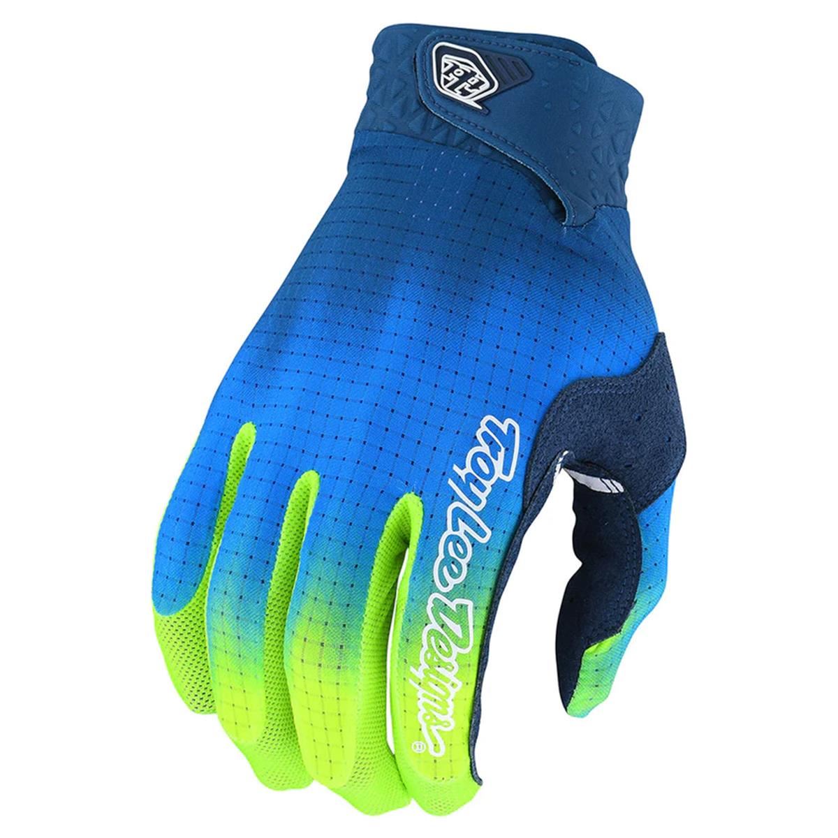  Troy Lee Air Race Gloves - Jet Fuel Navy/Yellow、mySite、merchandisen