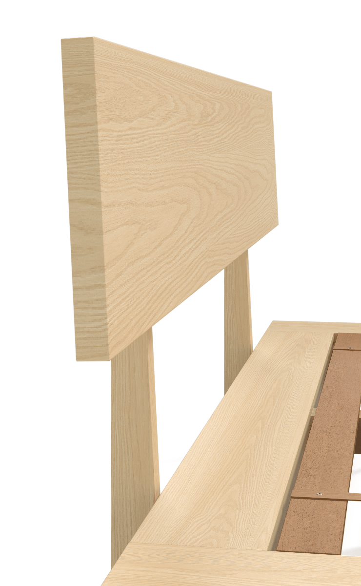 Takuma Japanese Platform Bed Headboard、mySite、neckold