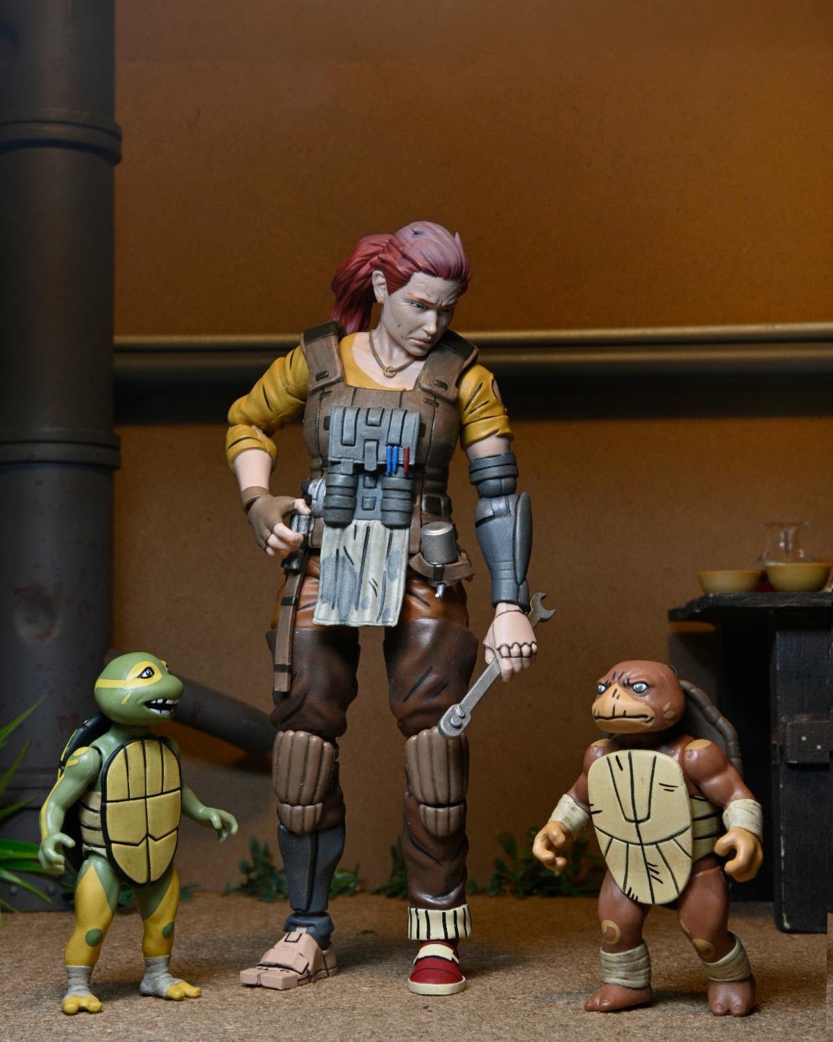 NECA Teenage Mutant Ninja Turtles Grammy April with Baby Yi & Moja (The Last Ronin- The Lost Years)、mySite、hgirdovlk