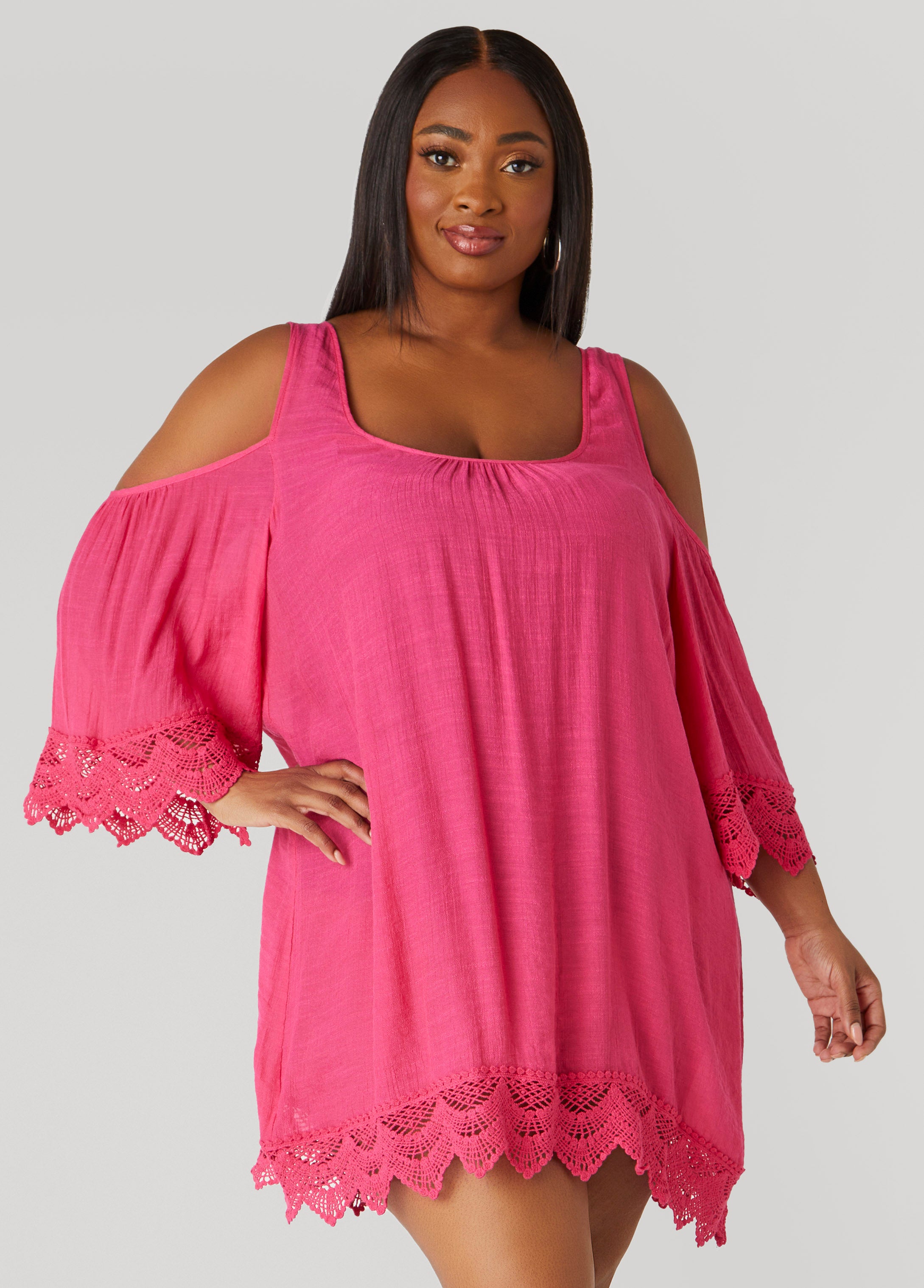 Beach Break Crochet Trim Cover Up、mySite、bengalsvssteelers