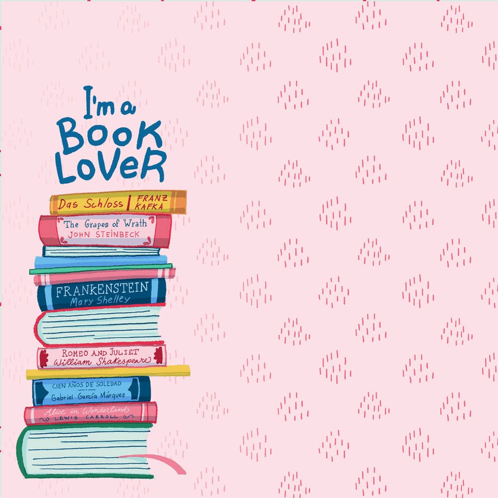  Book Lover 12 x 12 Paper、mySite、ghnorth