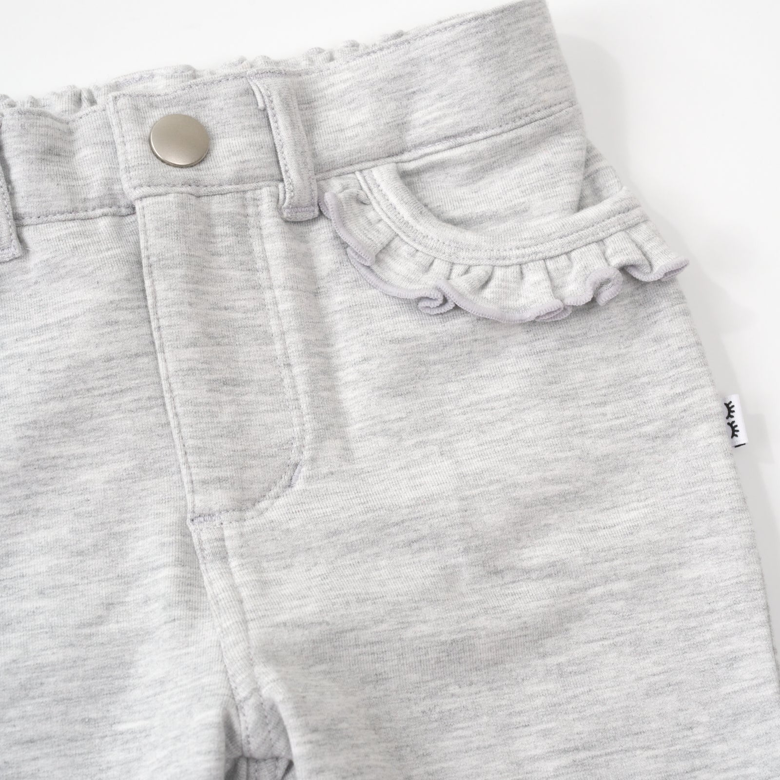  Light Heather Gray Ruffle Heart Pocket Pants、mySite、layawaytickets