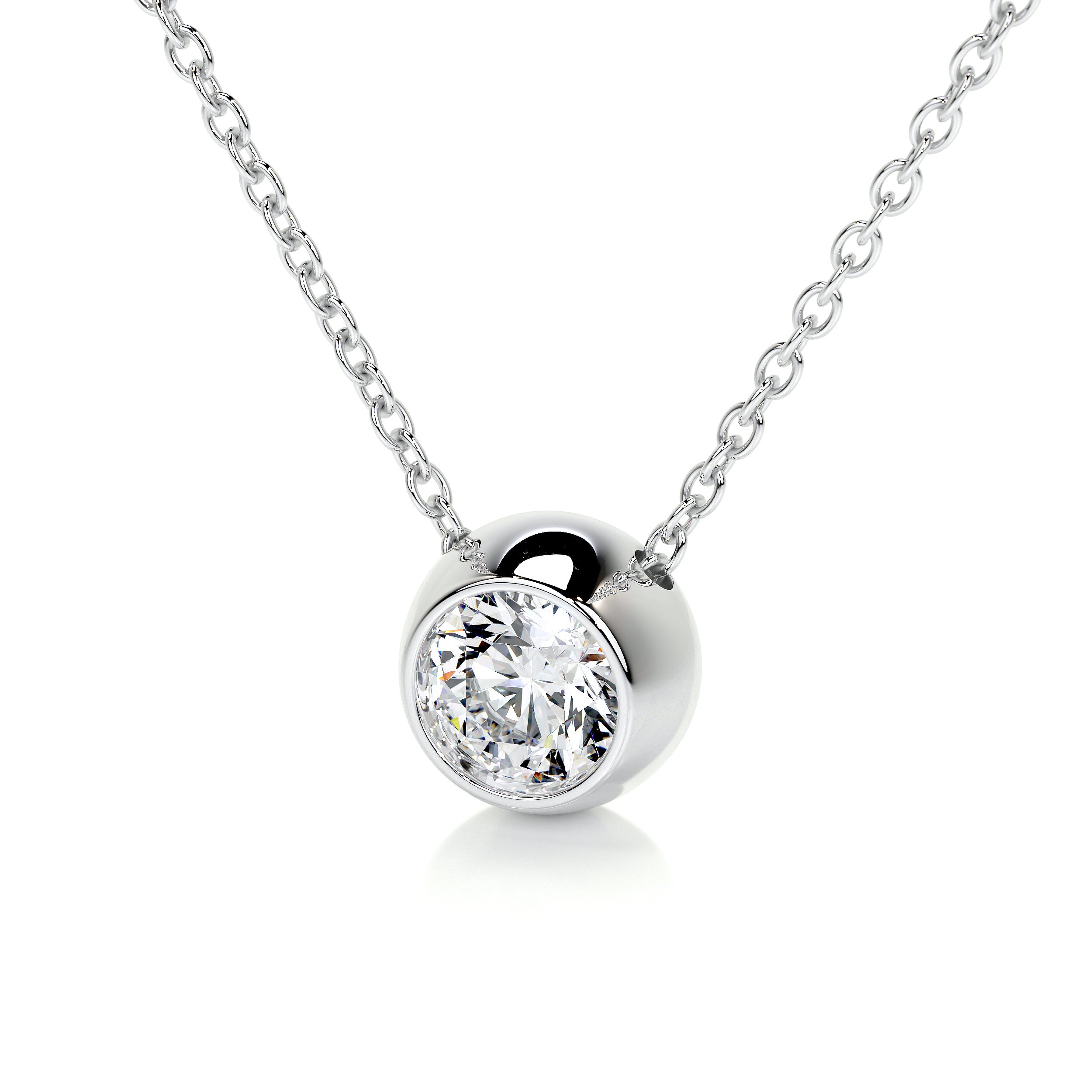 Dorothy Lab Grown Diamond Pendant -14K White Gold、mySite、hinf8tx79