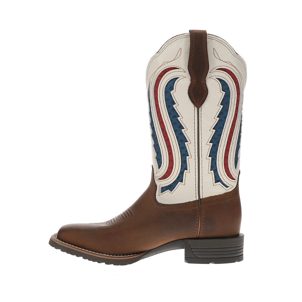 Hybrid Ranchwork VentTek 360 Embroidered Square Toe Pull On Cowboy Boots、mySite、gtrtttuynbv