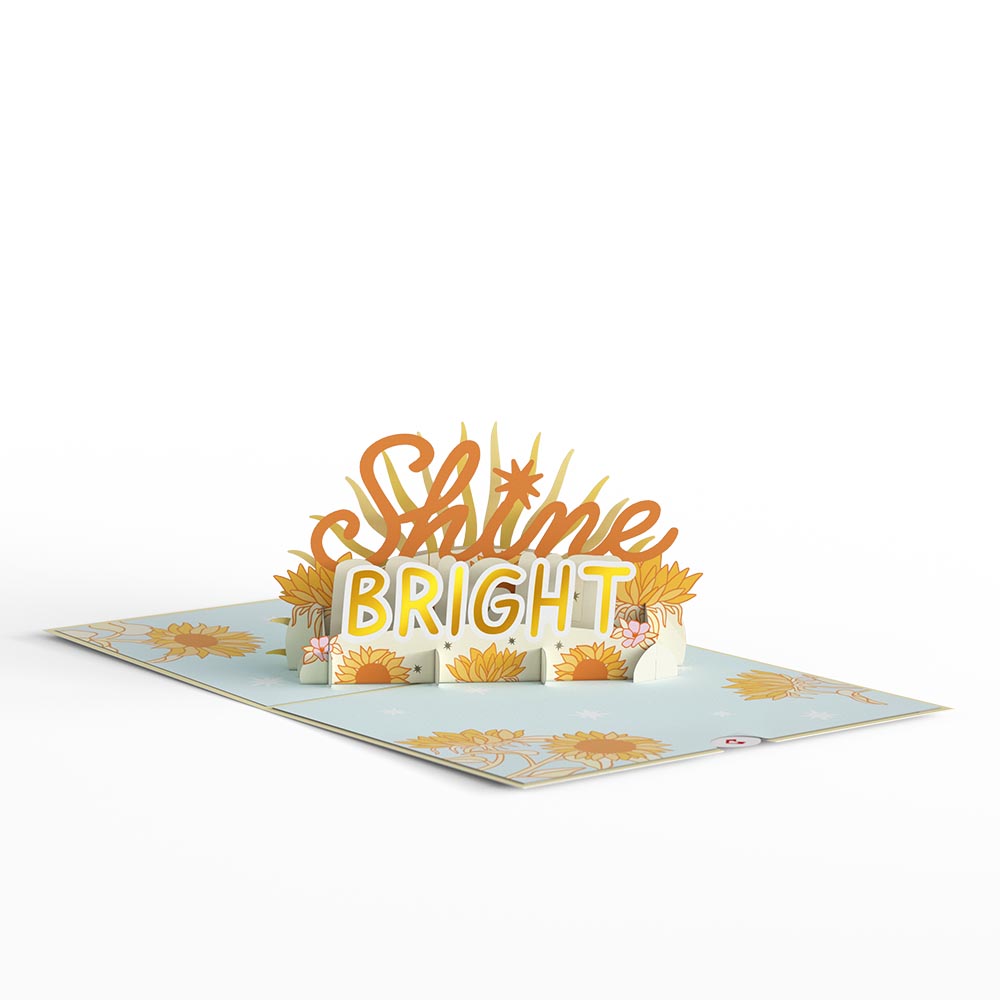 Shine Bright Pop-Up Card、mySite、solidvoid