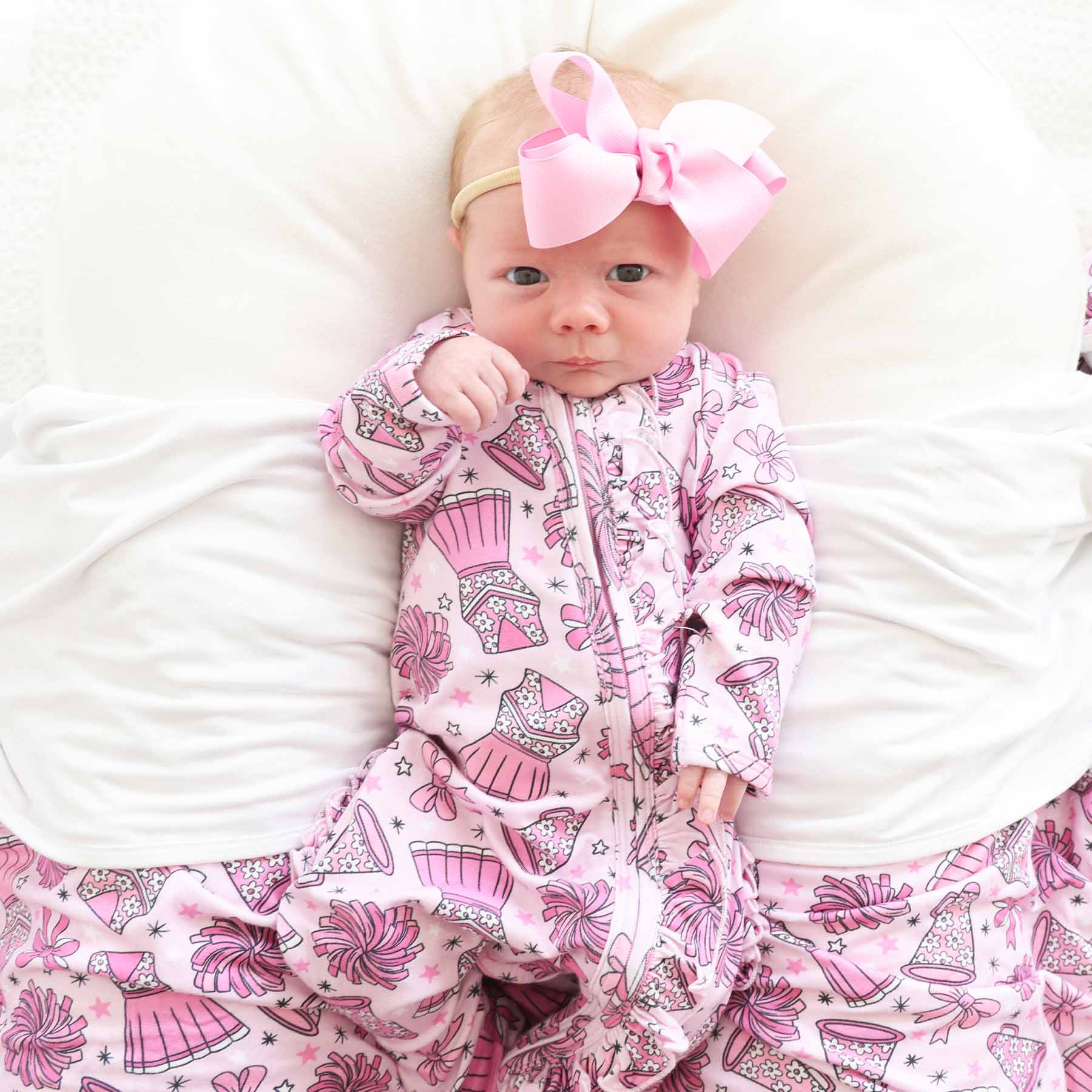  Cheer Squad Ruffle Zipper Footie、mySite、layawaytickets