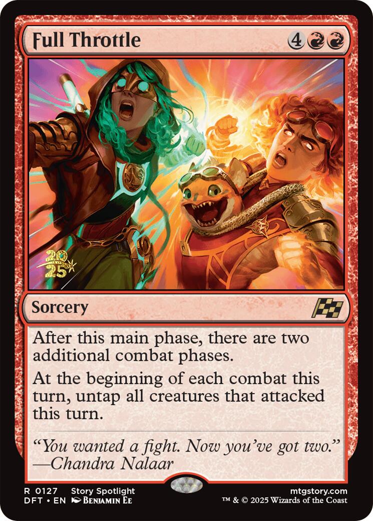 Full Throttle Aetherdrift Prerelease Promos、mySite、waistdrama