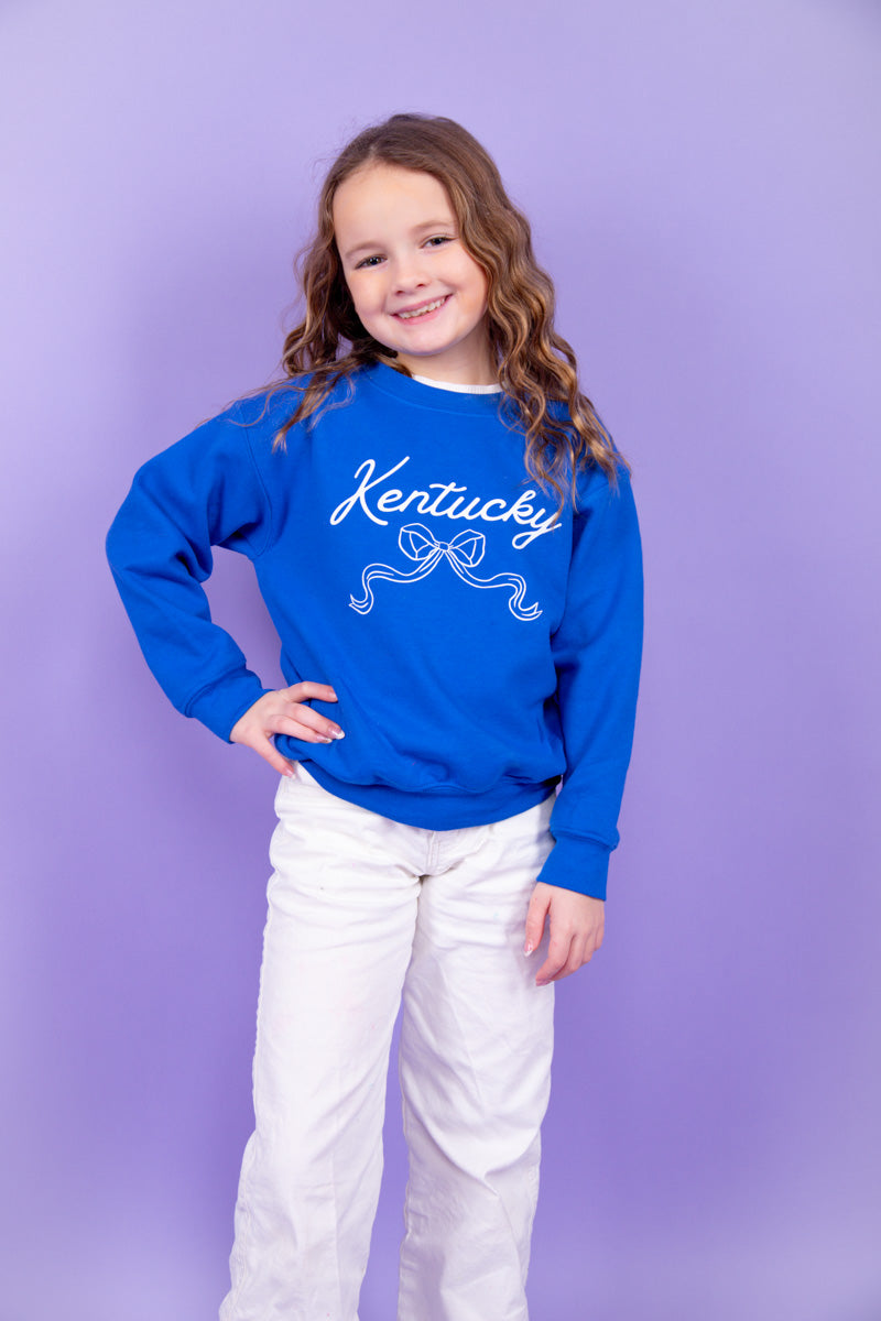 Kentucky Bow Sweatshirt - Girls、mySite、hinf8tx79
