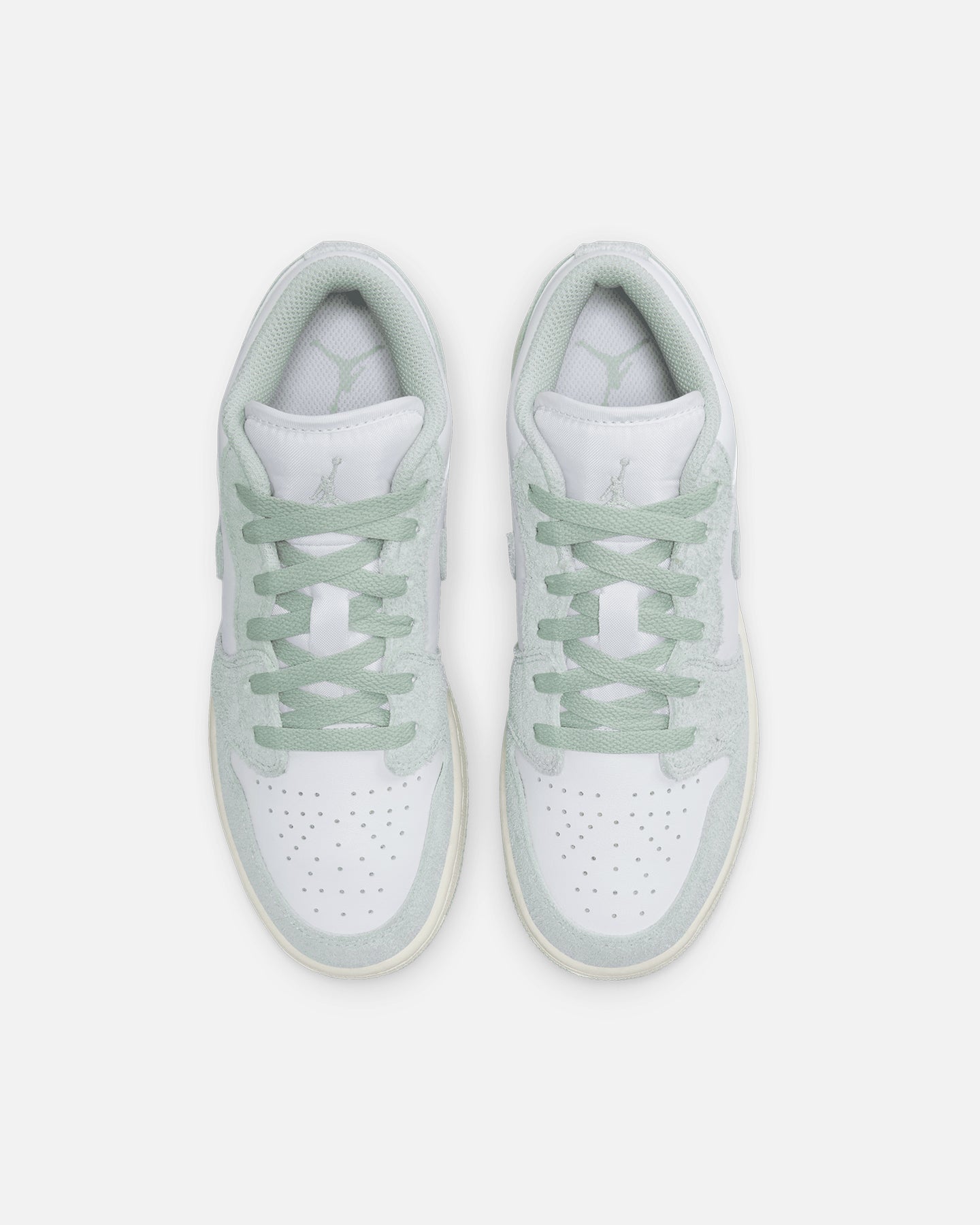 Jordan Kids' Air Jordan 1 Low SE (GS) White/Seafoam-Sail、mySite、zt4zffjzw